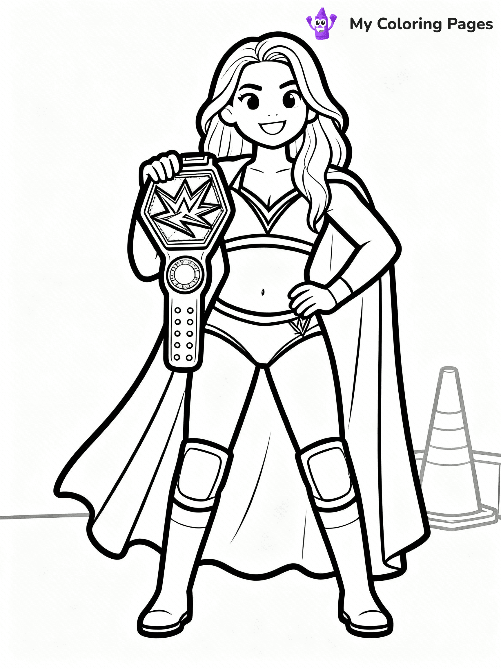 WWE Coloring Pages - 35