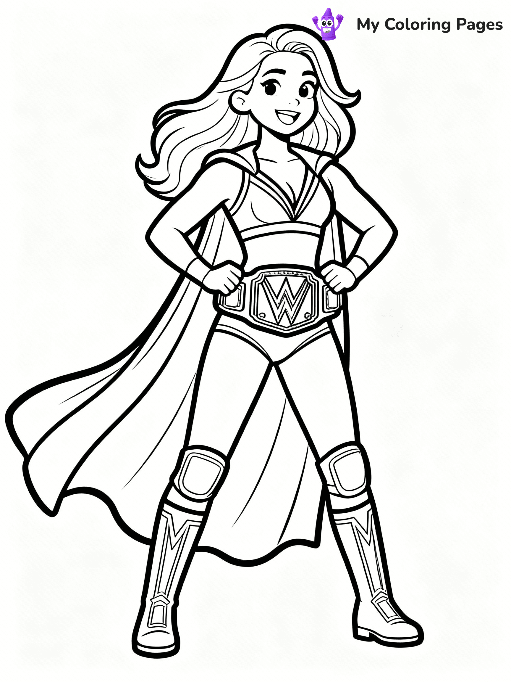 WWE Coloring Pages - 33