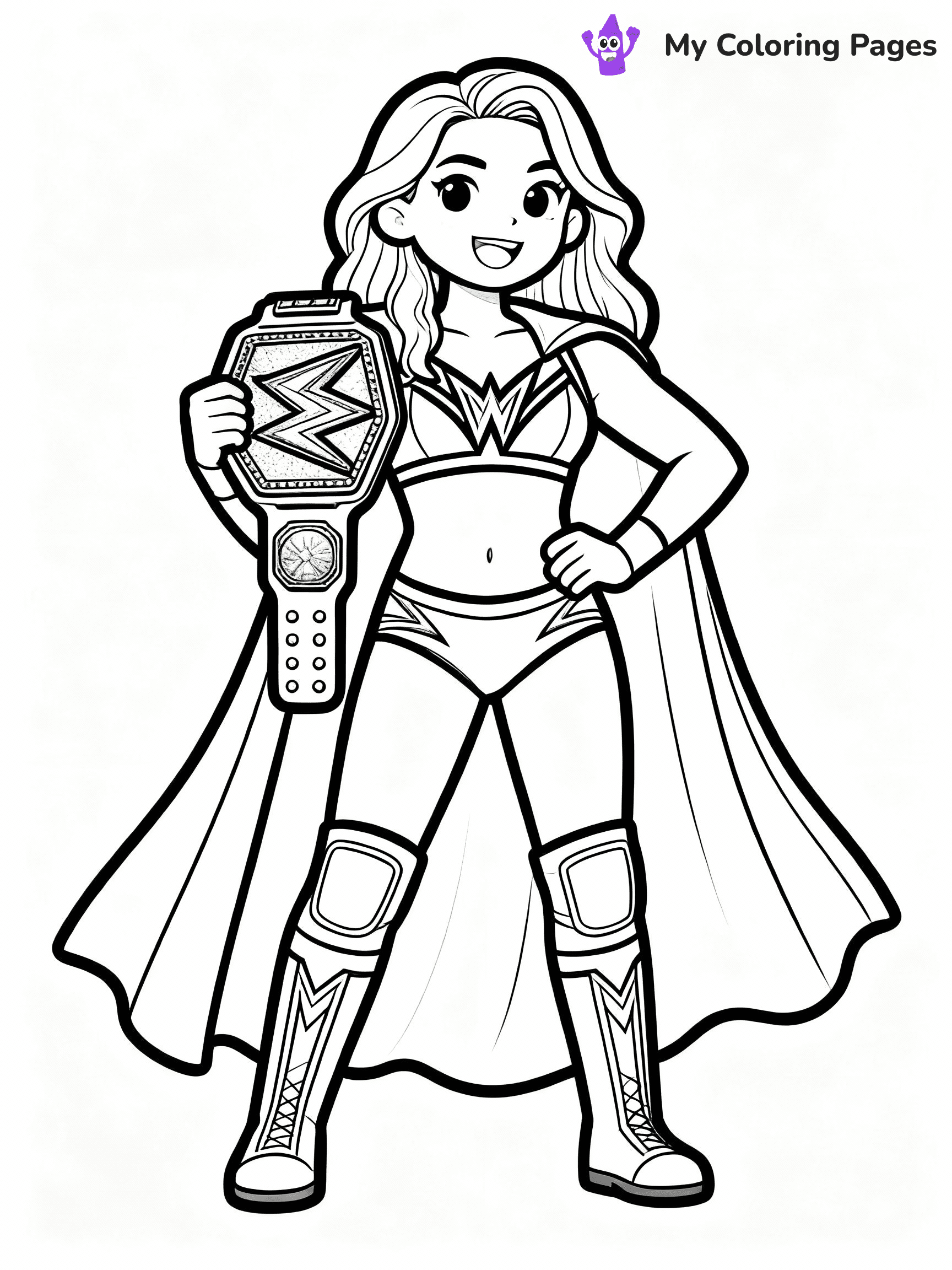 WWE Coloring Pages - 32
