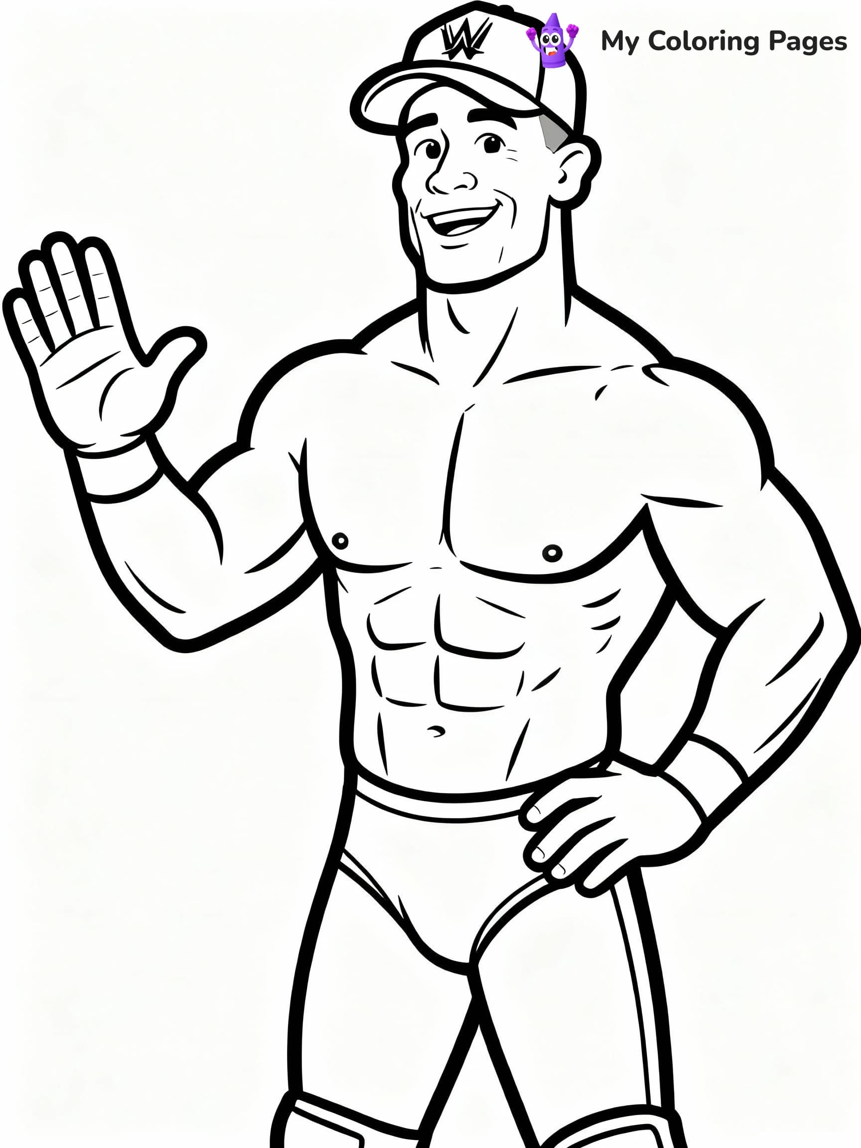 WWE Coloring Pages - 20
