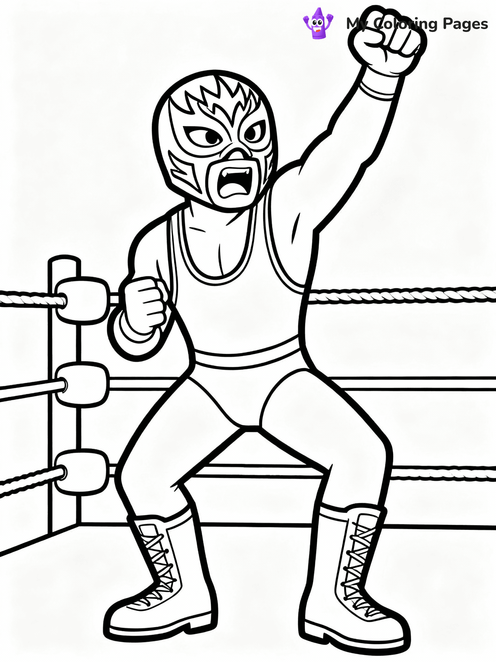 WWE Coloring Pages - 9