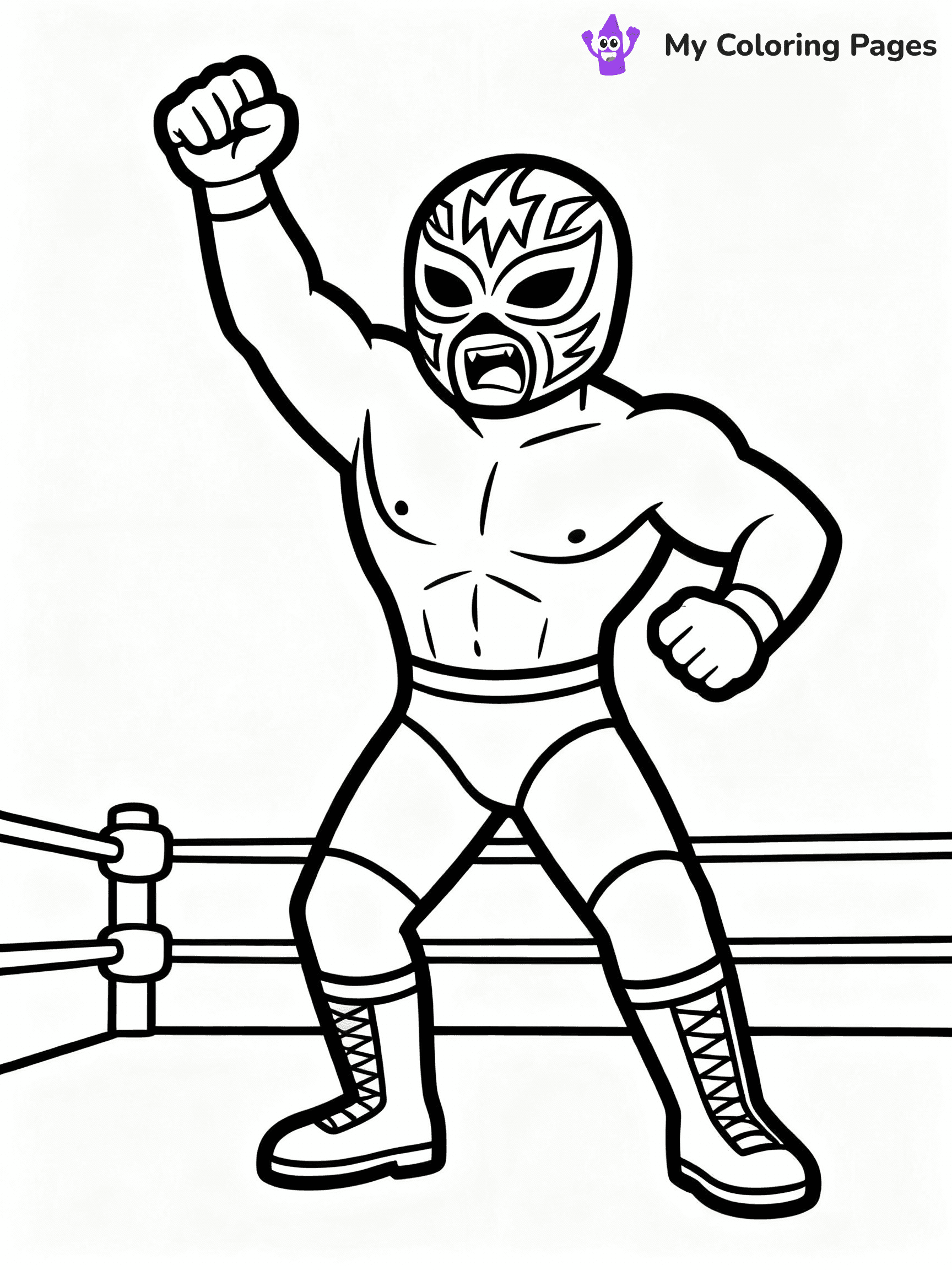 WWE Coloring Pages - 8