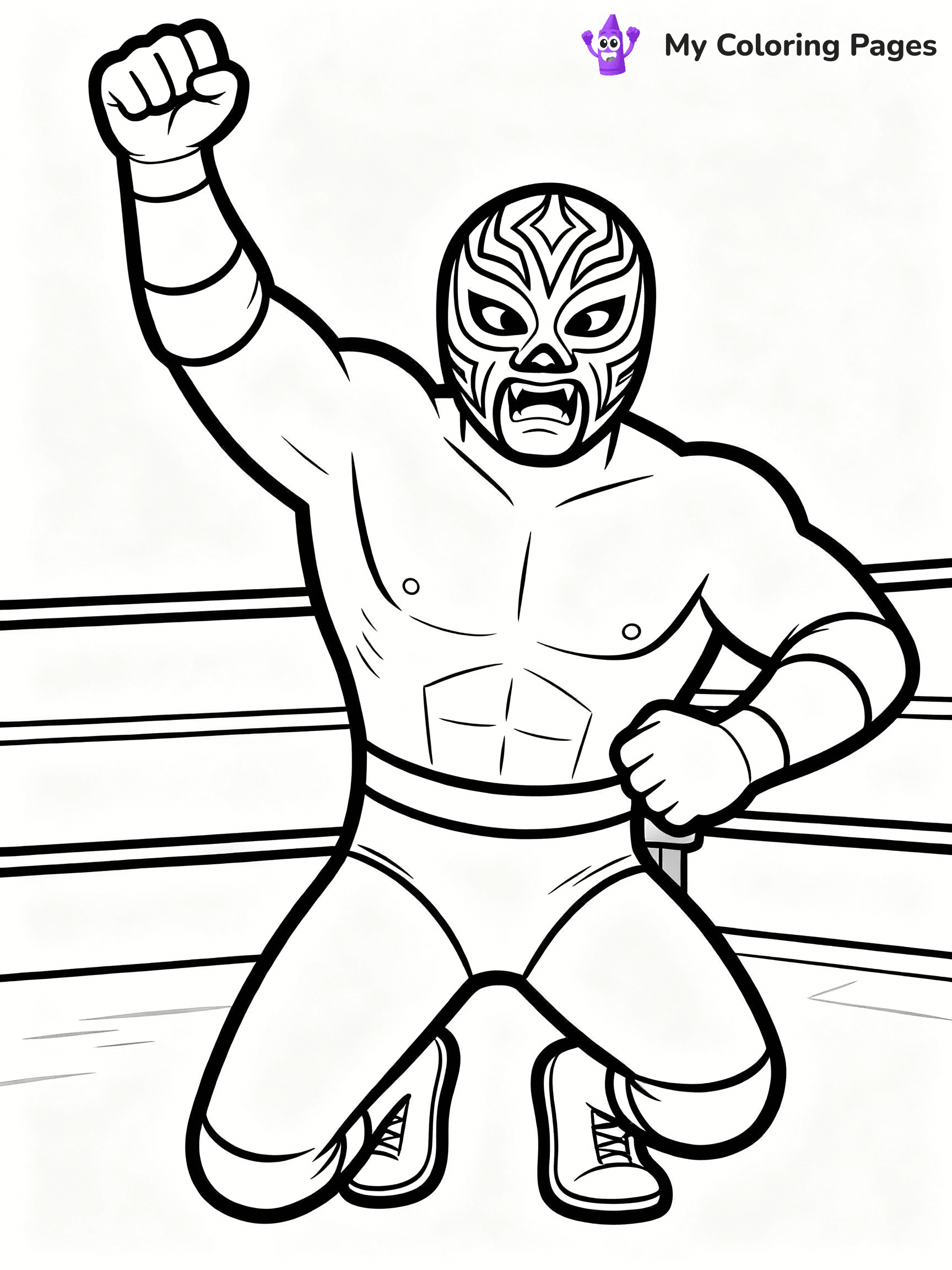 WWE Coloring Pages - 7
