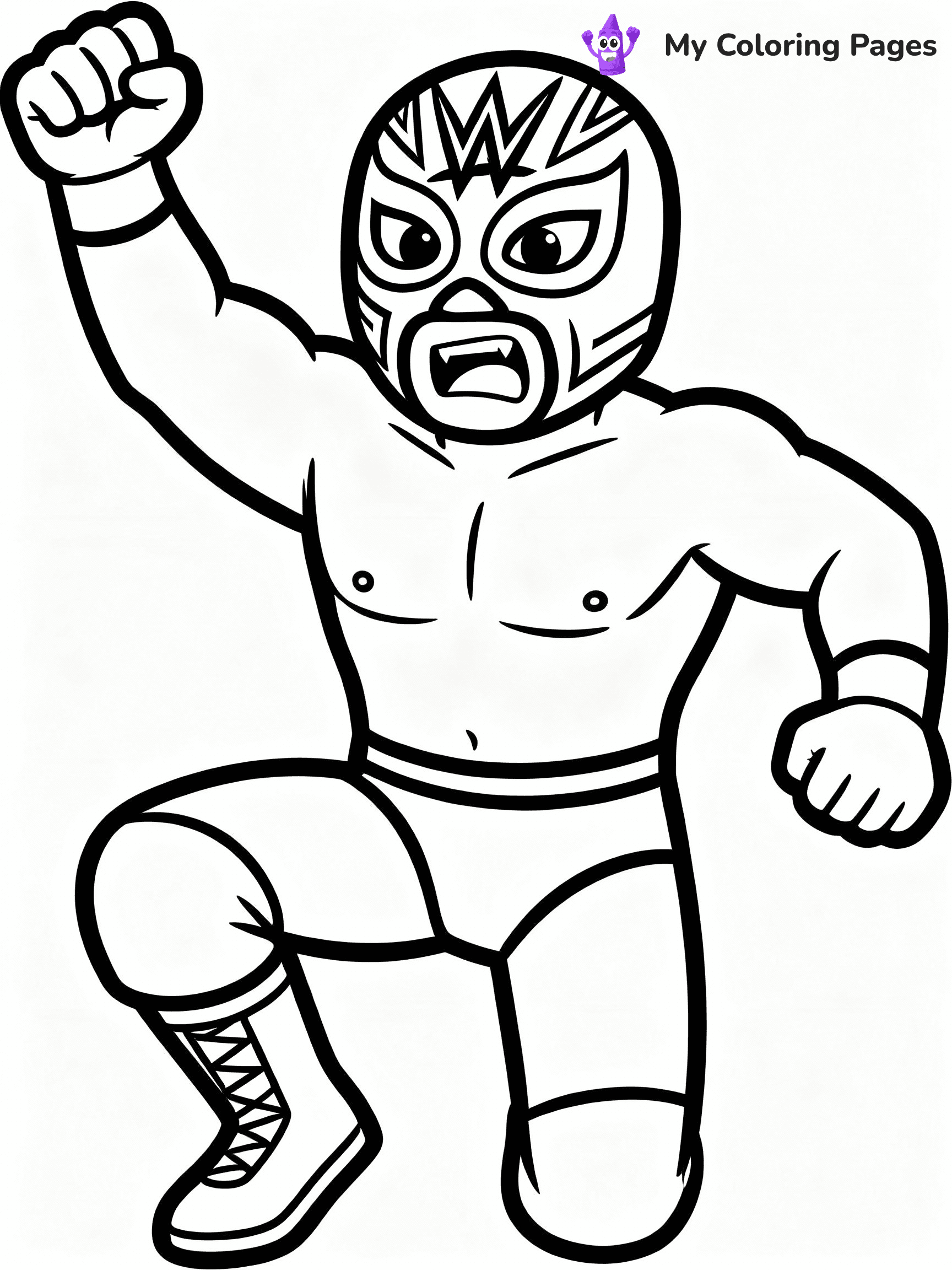 WWE Coloring Pages - 6