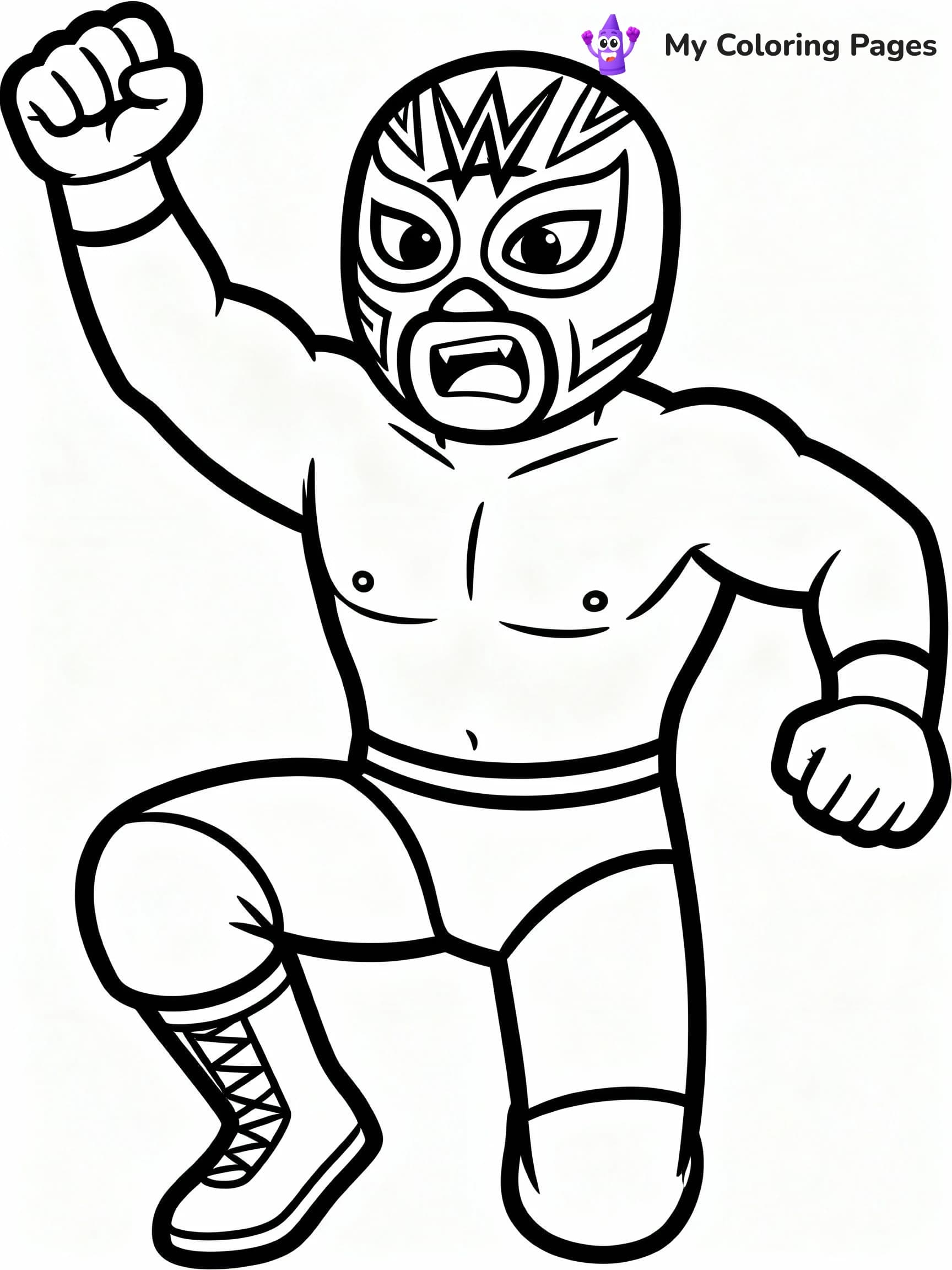 WWE Coloring Pages - 6