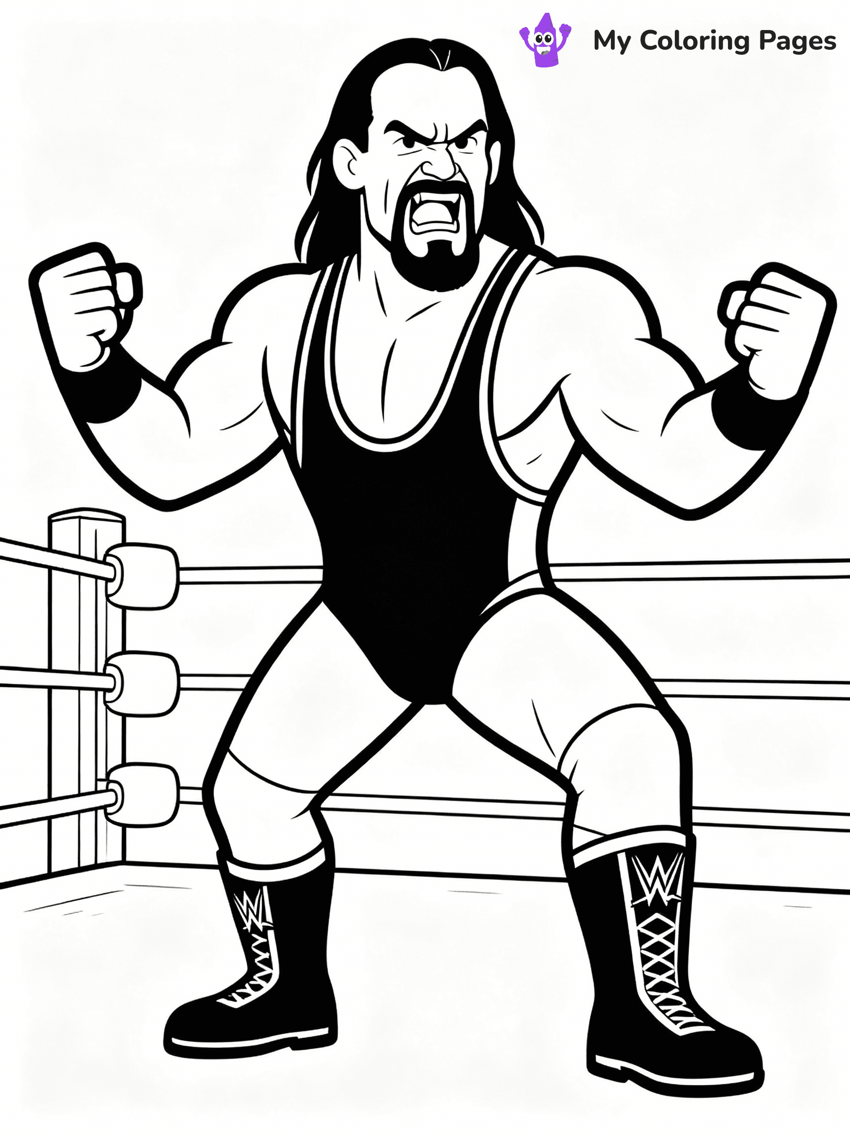 WWE Coloring Pages - 5