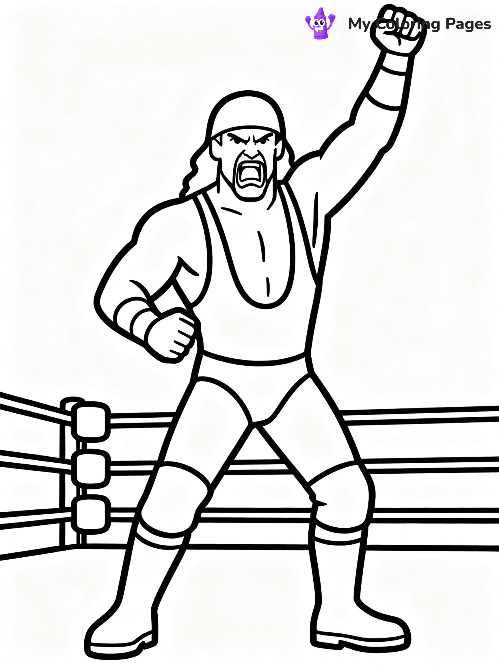 WWE Coloring Pages - 3