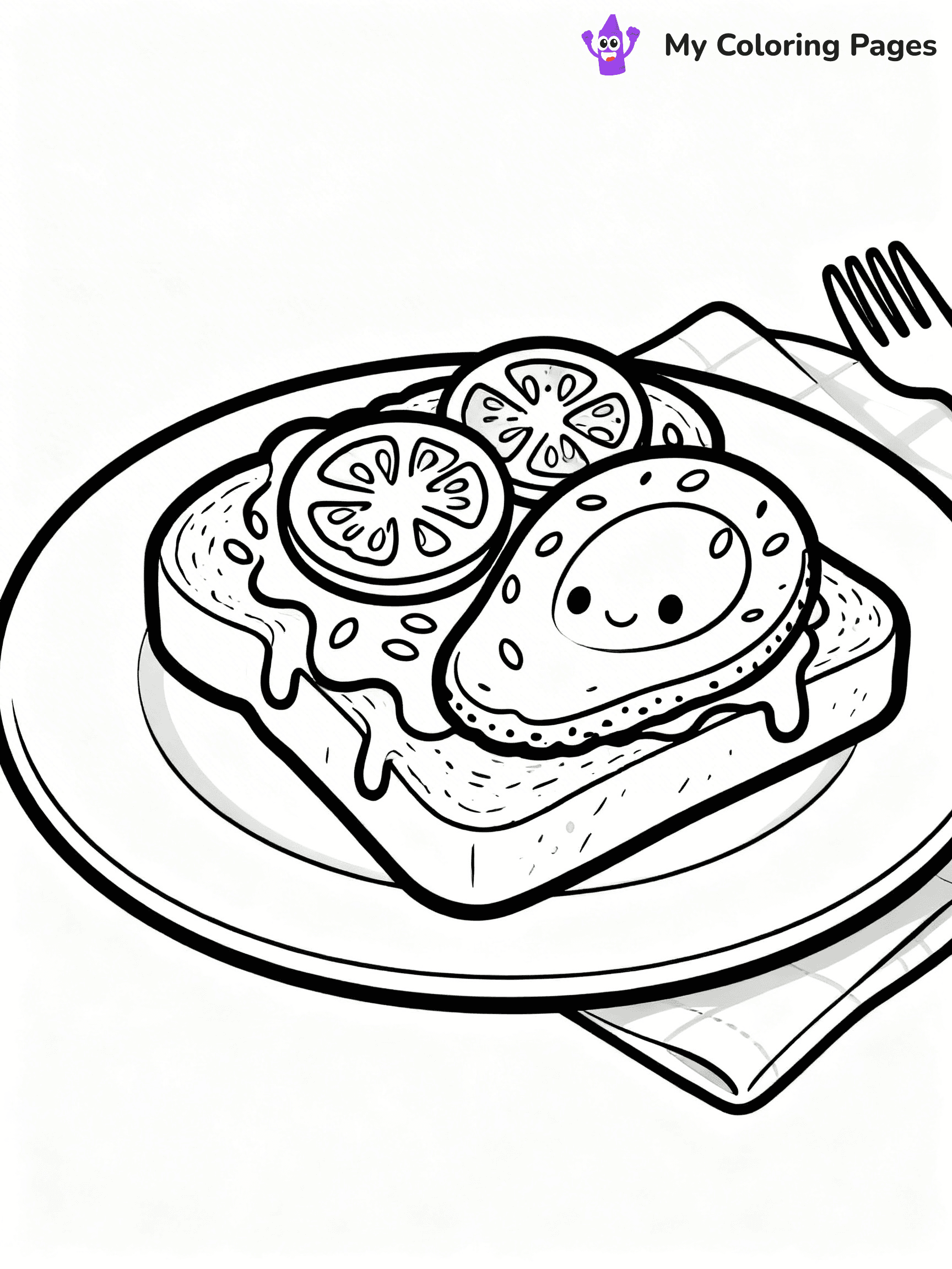 Avocado Coloring Pages - 28