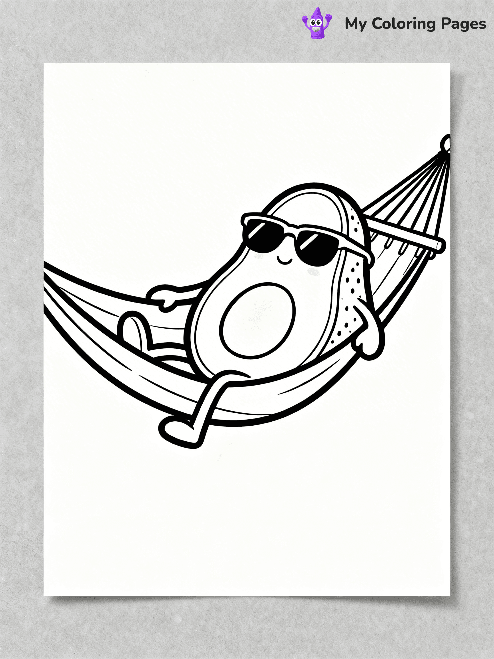 Avocado Coloring Pages - 23