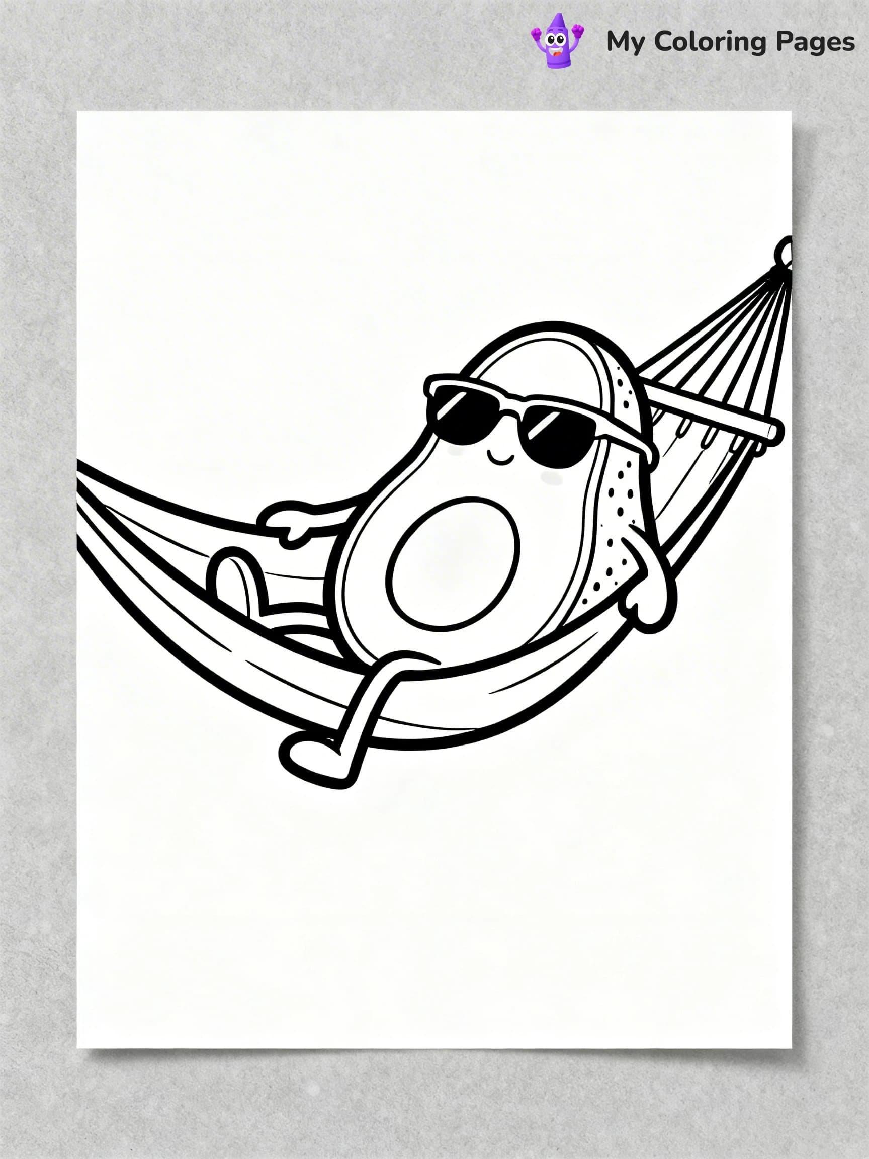 Avocado Coloring Pages - 23