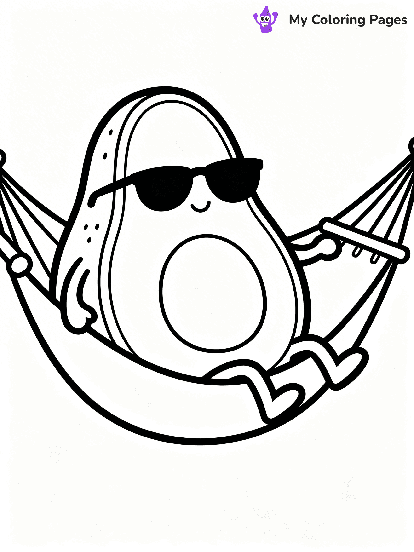 Avocado Coloring Pages - 21