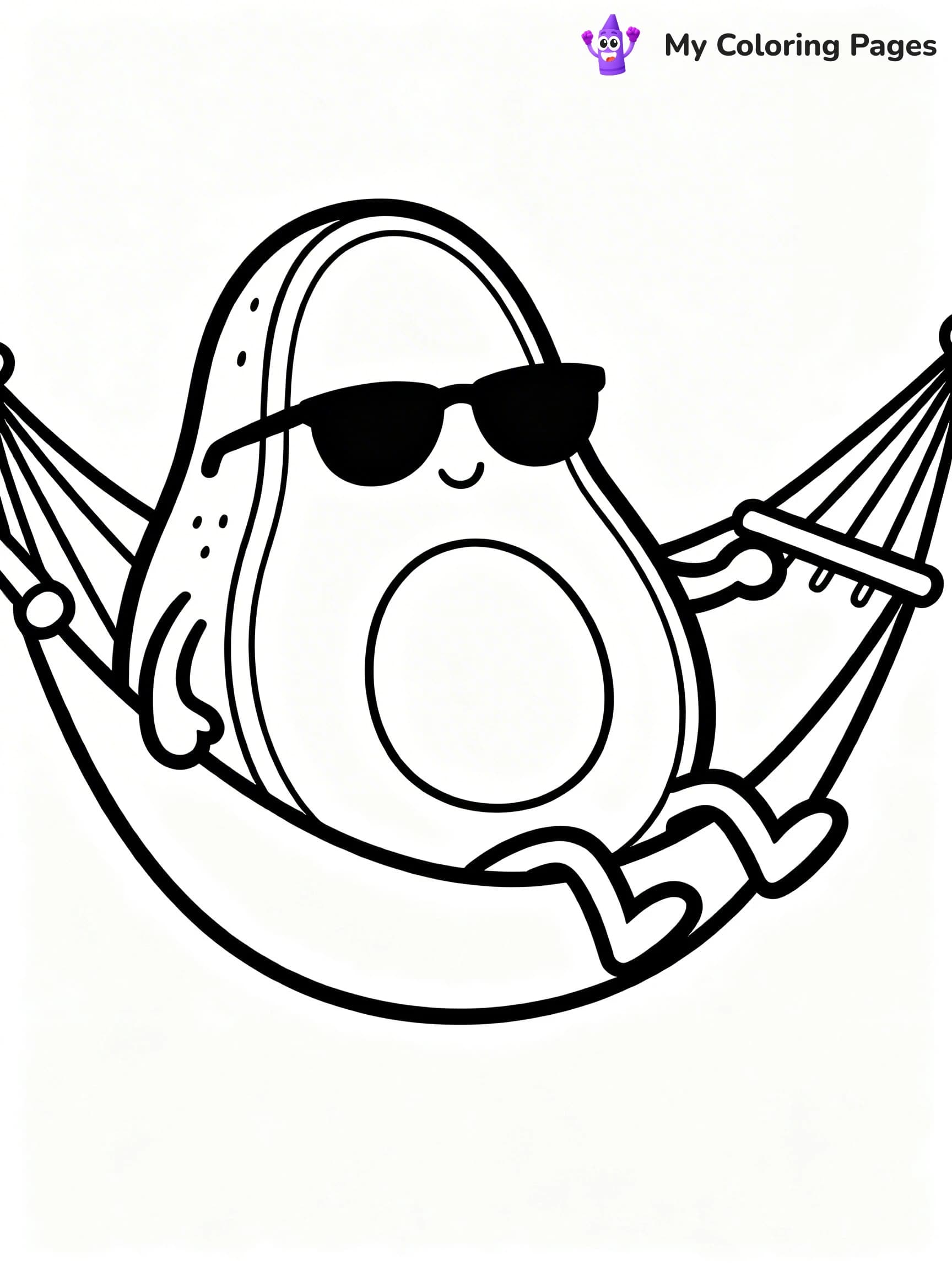 Avocado Coloring Pages - 21