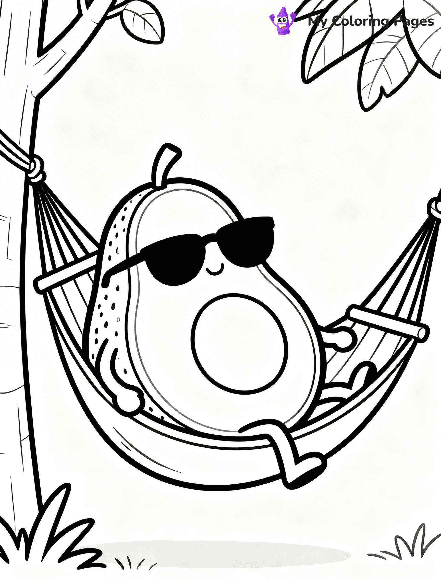 Avocado Coloring Pages - 20