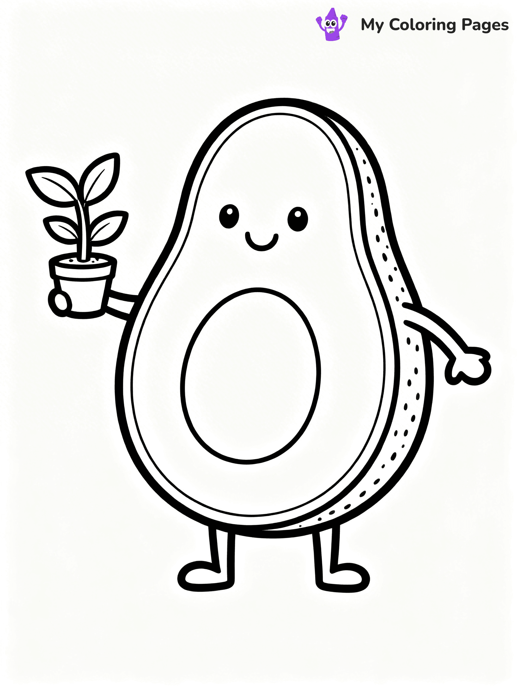 Avocado Coloring Pages - 13