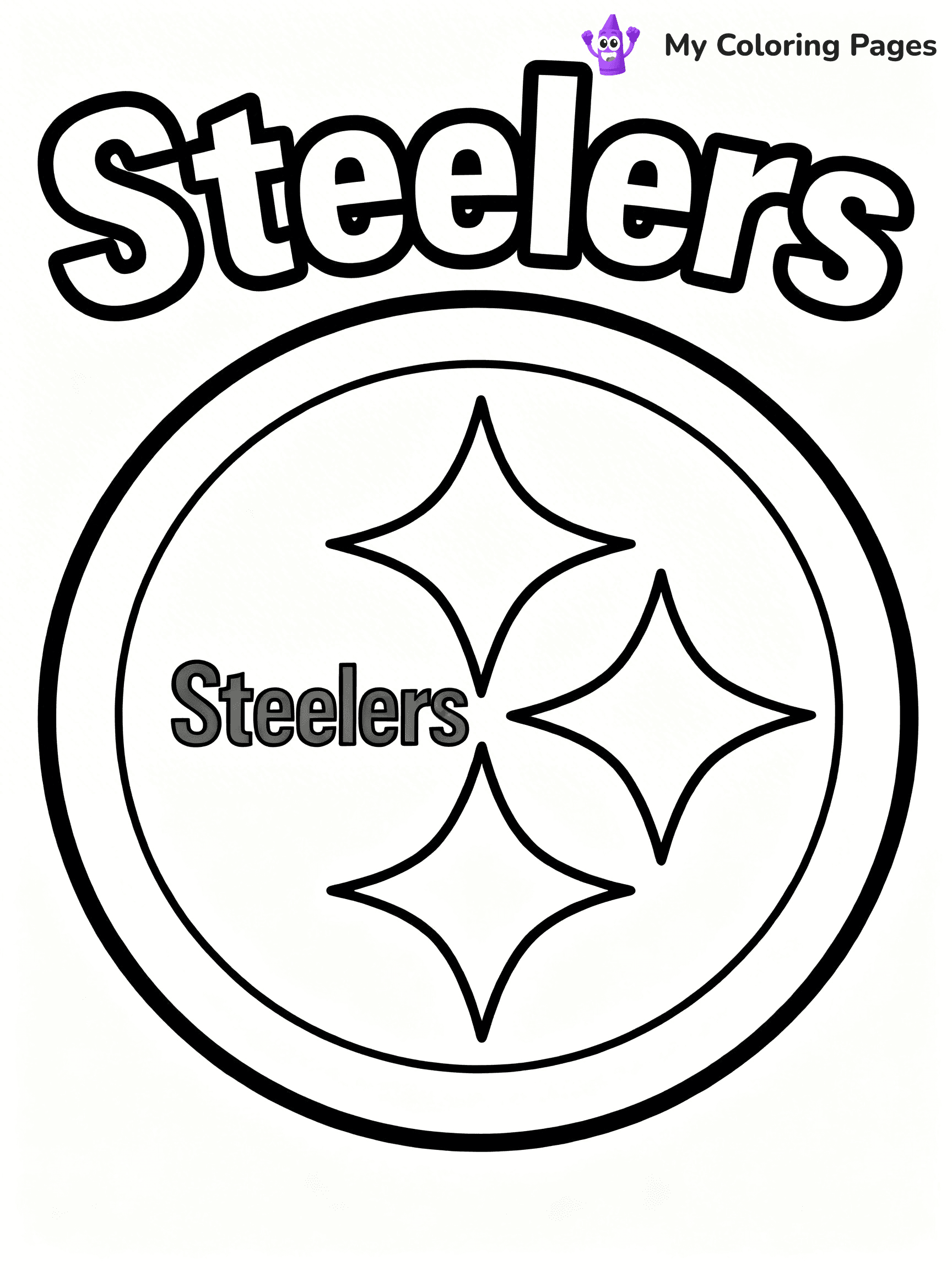 Steelers Coloring Pages - 33