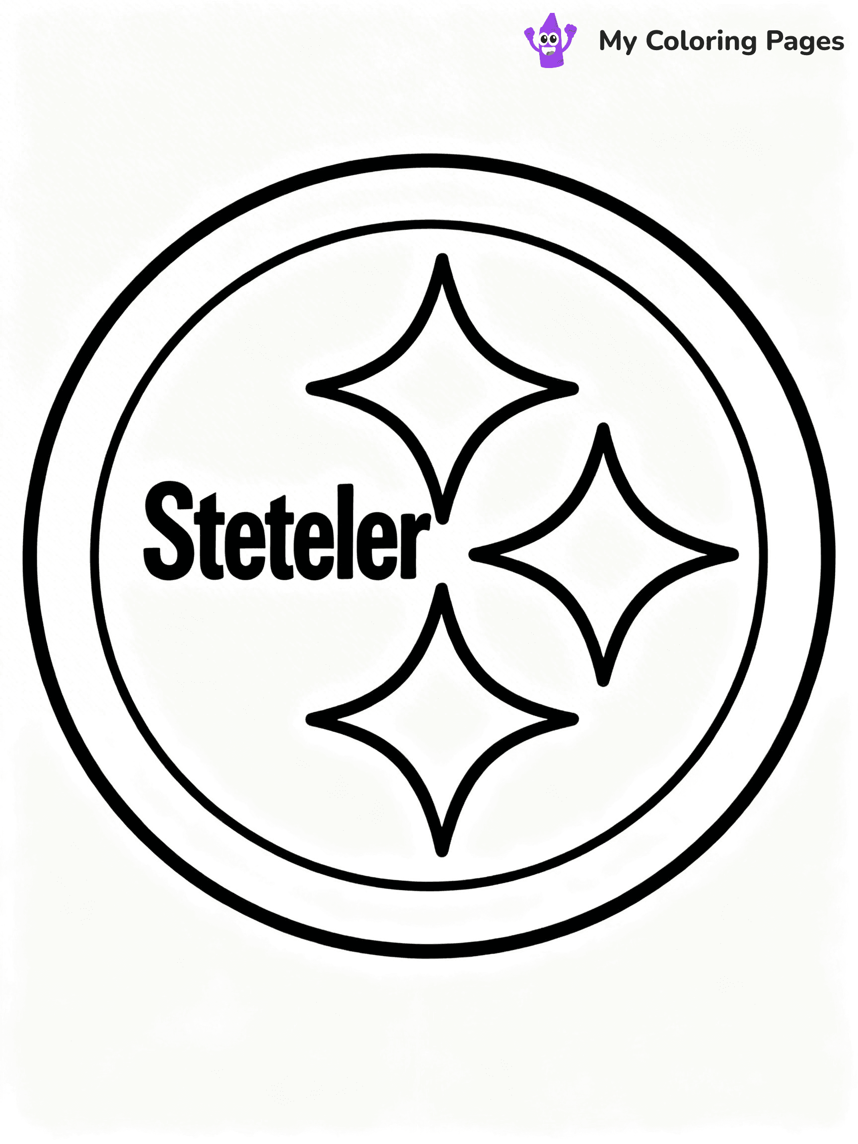 Steelers Coloring Pages - 32