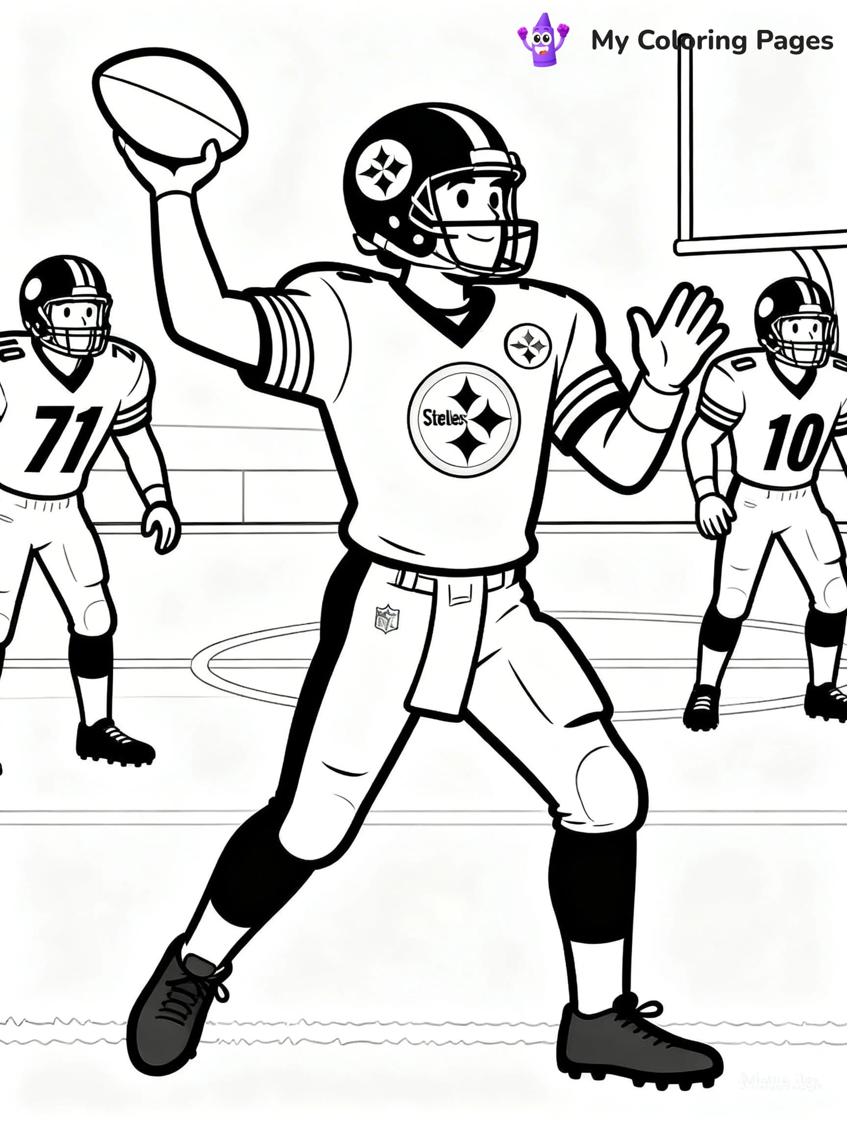 Steelers Coloring Pages - 24