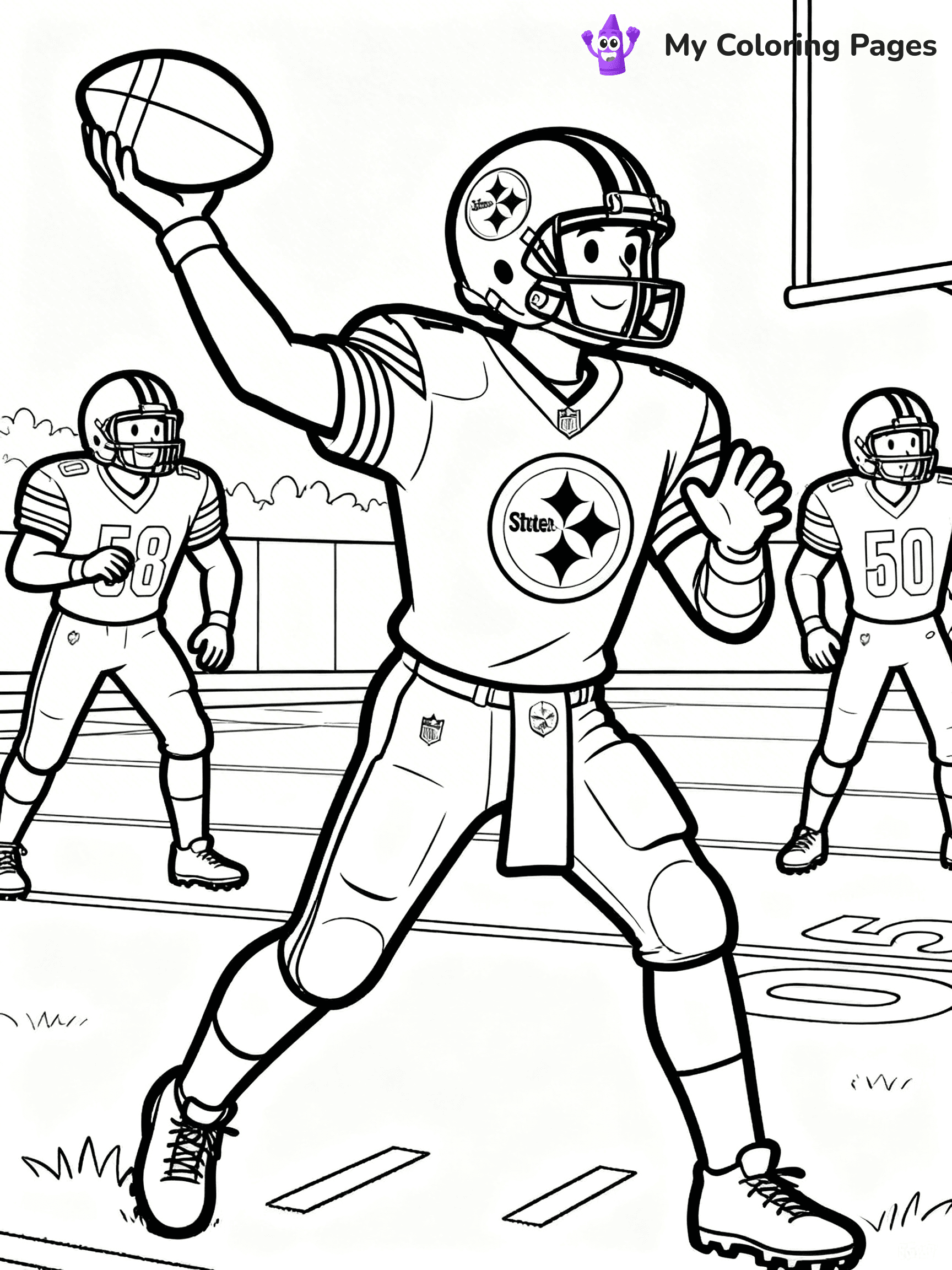 Steelers Coloring Pages - 23