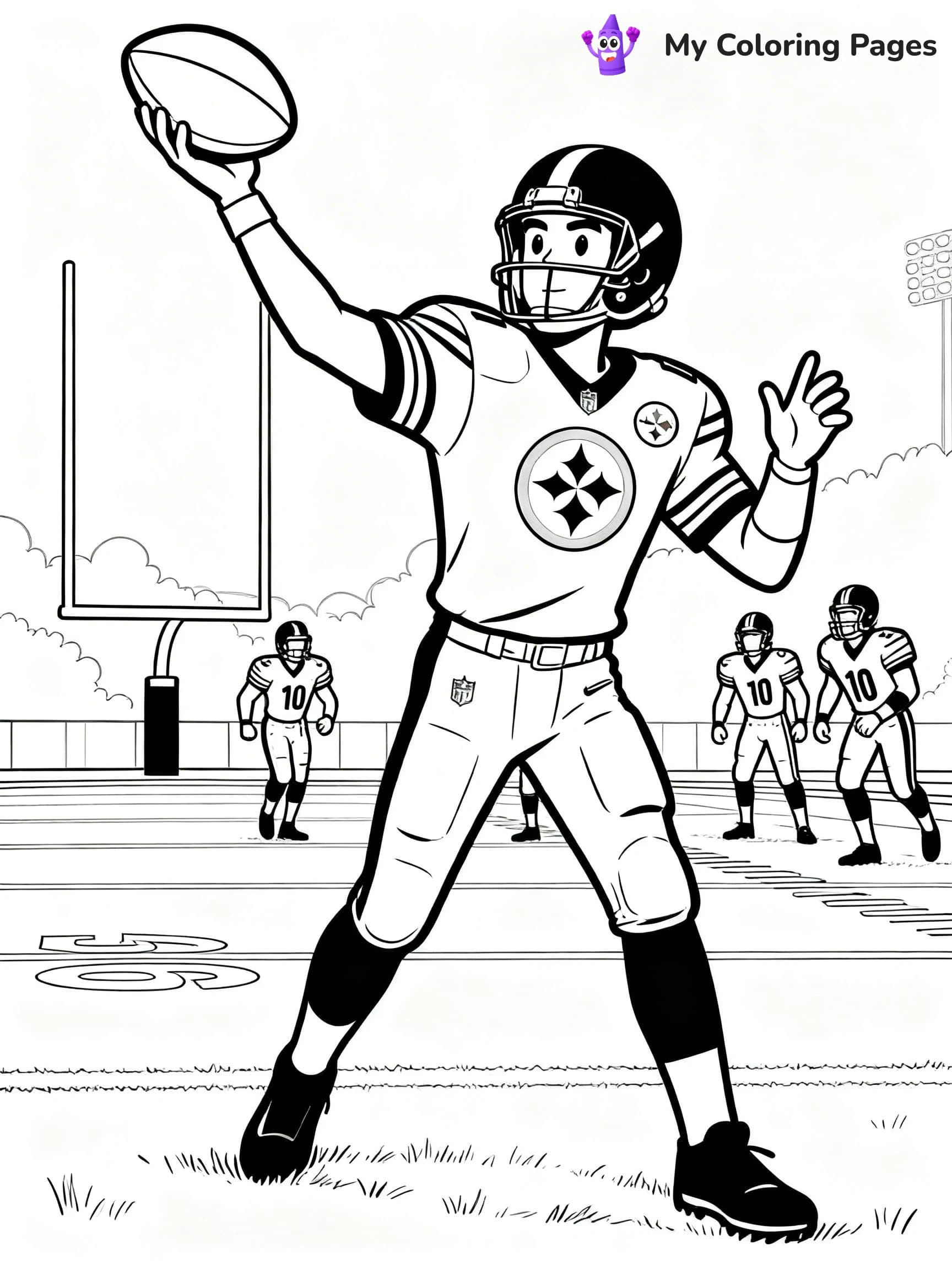 Steelers Coloring Pages - 22