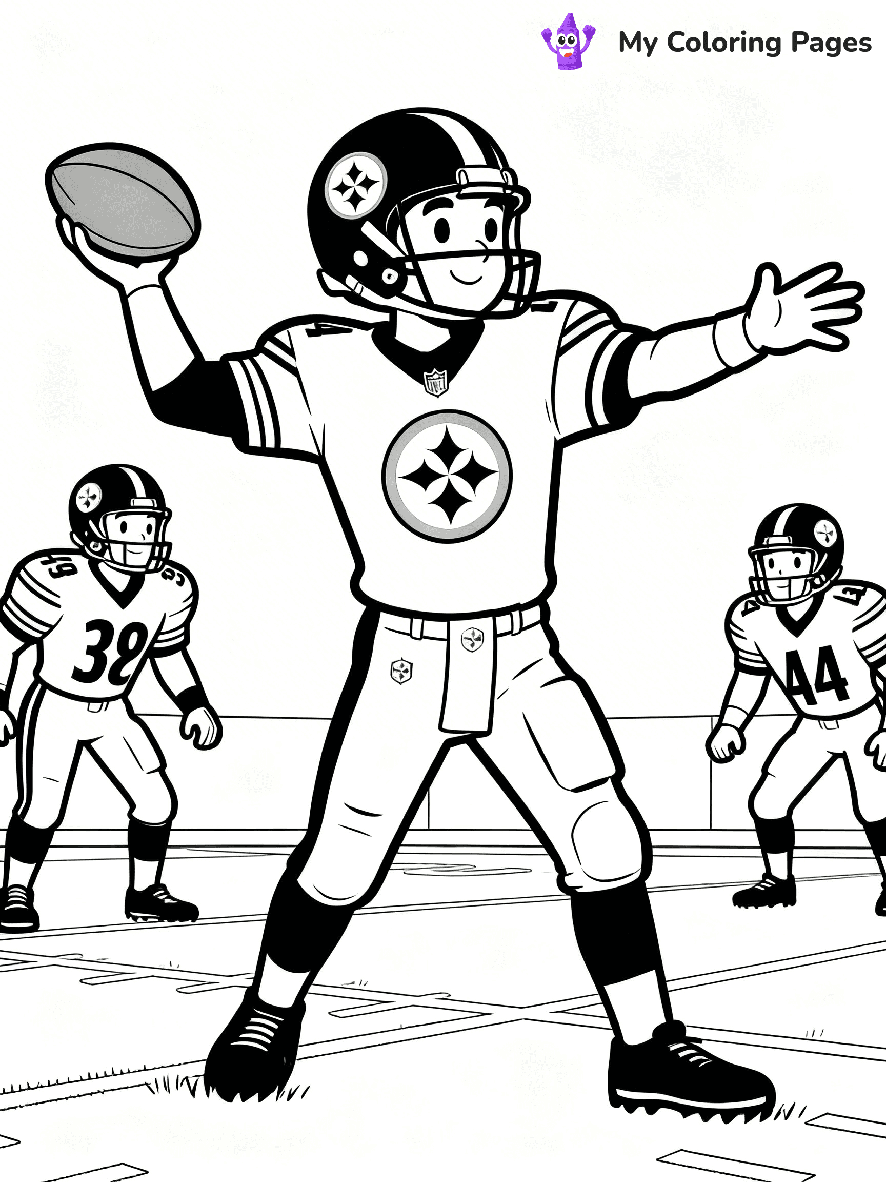 Steelers Coloring Pages - 21