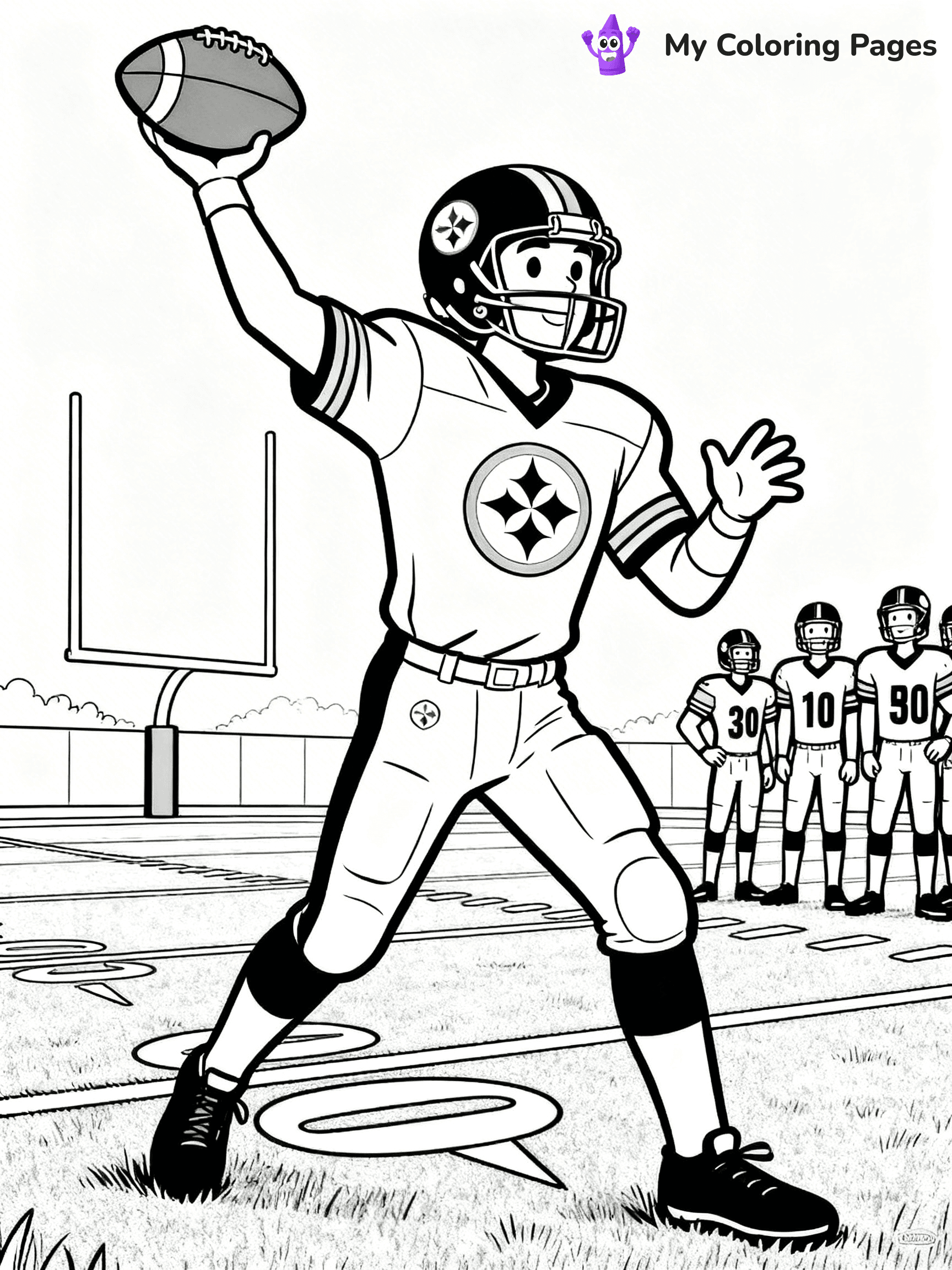 Steelers Coloring Pages - 20