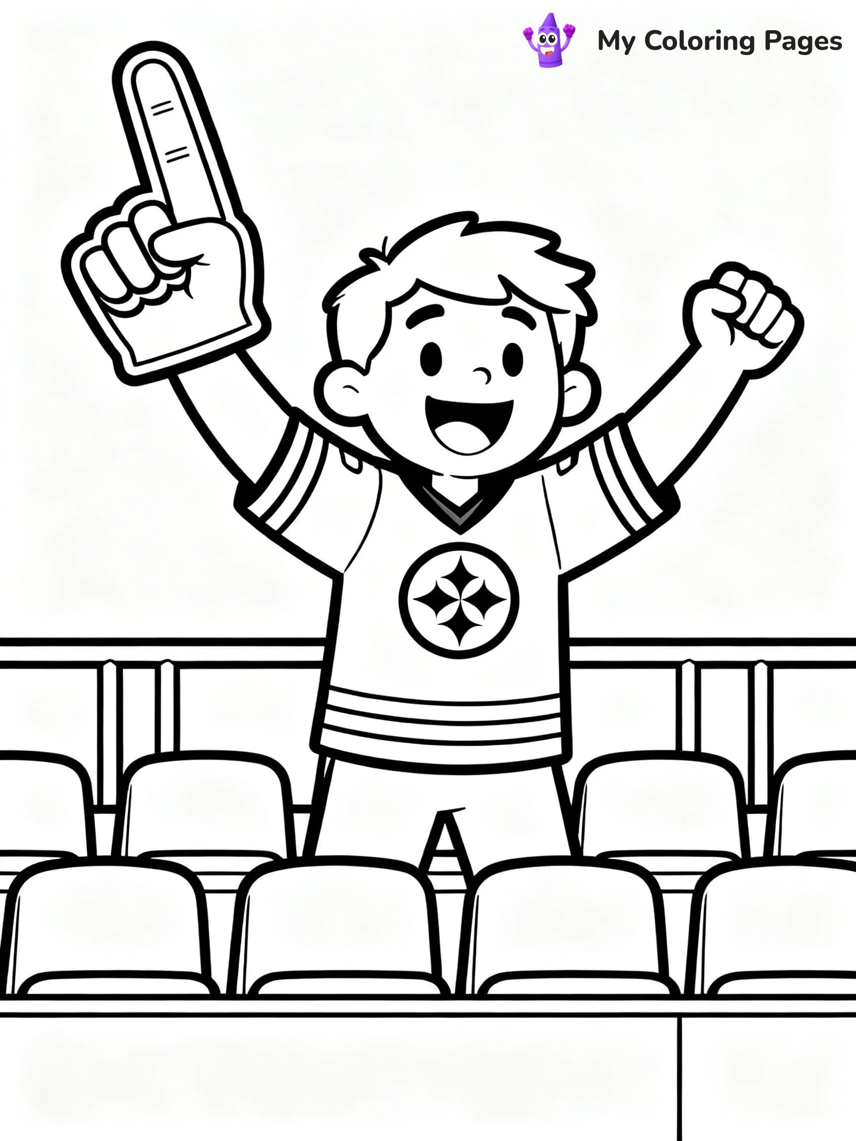 Steelers Coloring Pages - 17