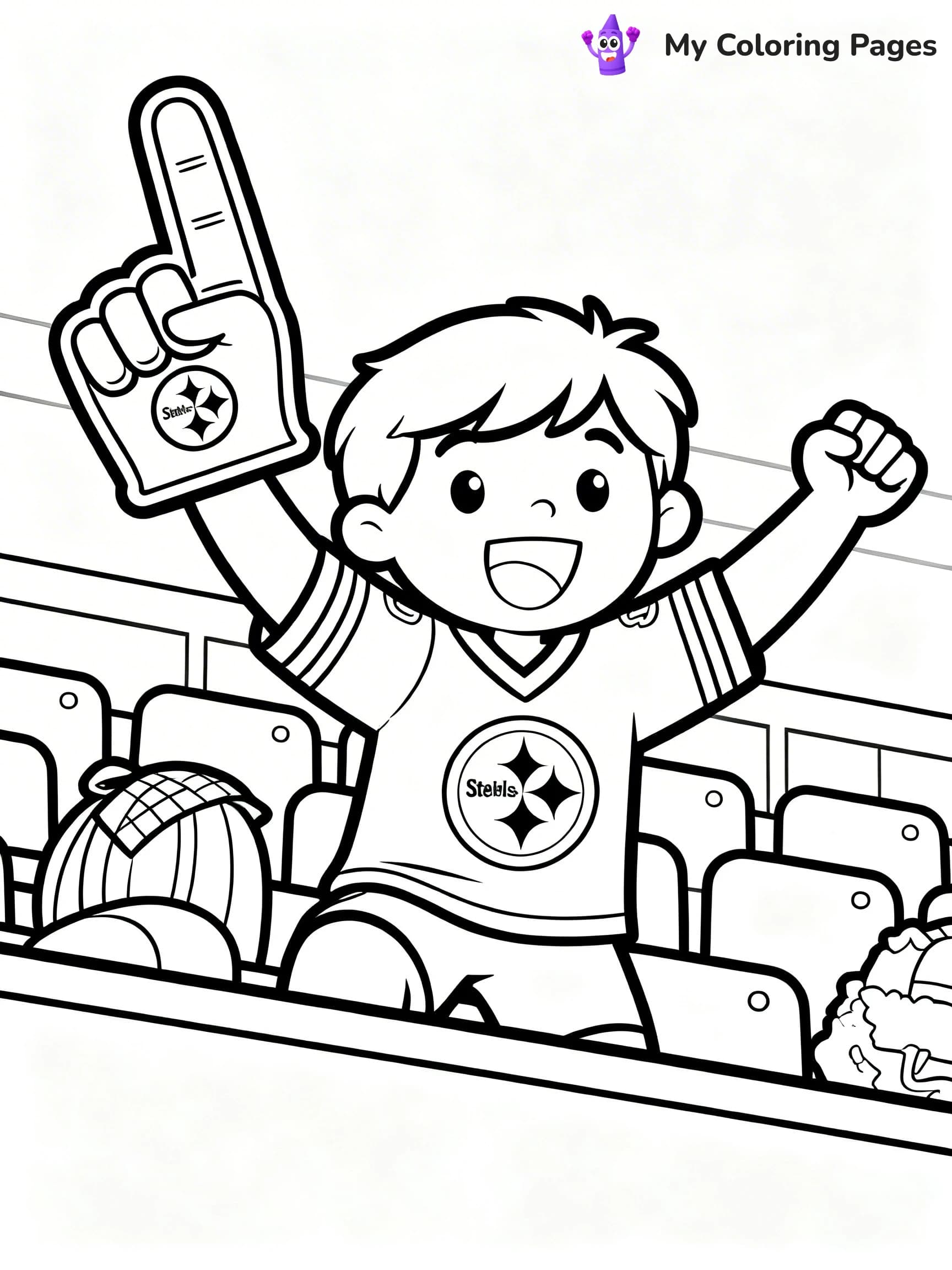 Steelers Coloring Pages - 14