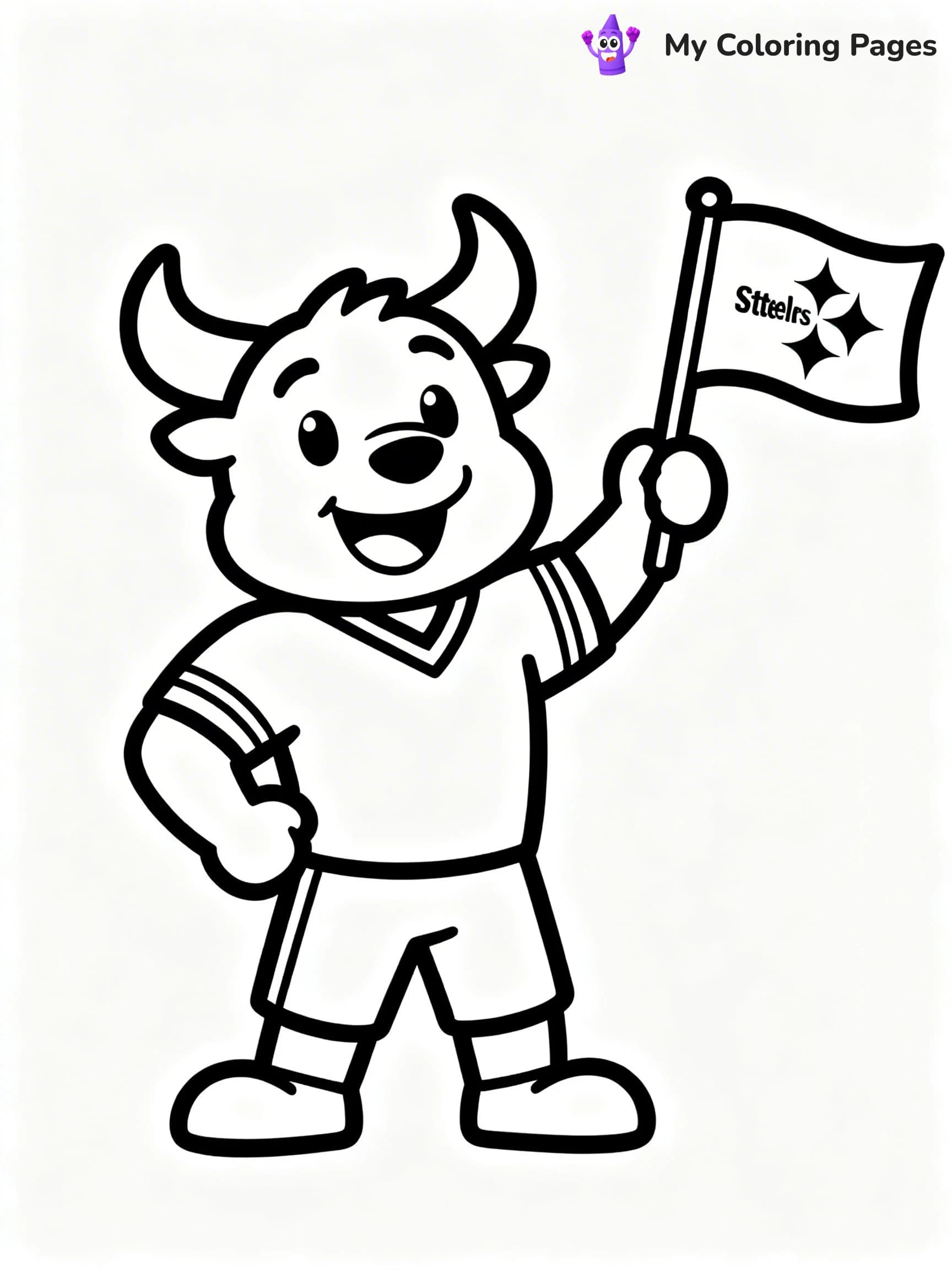 Steelers Coloring Pages - 9