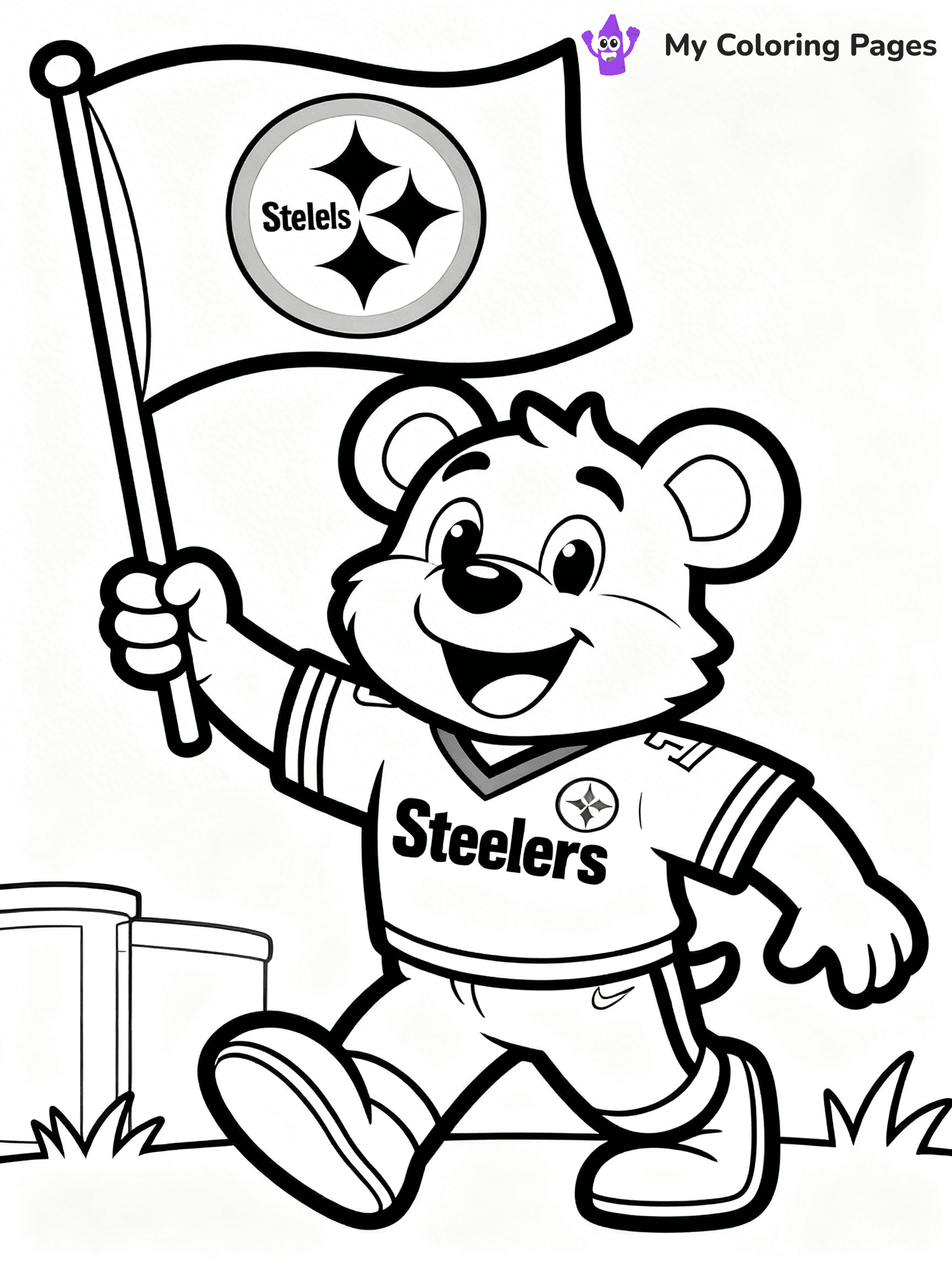 Steelers Coloring Pages - 6