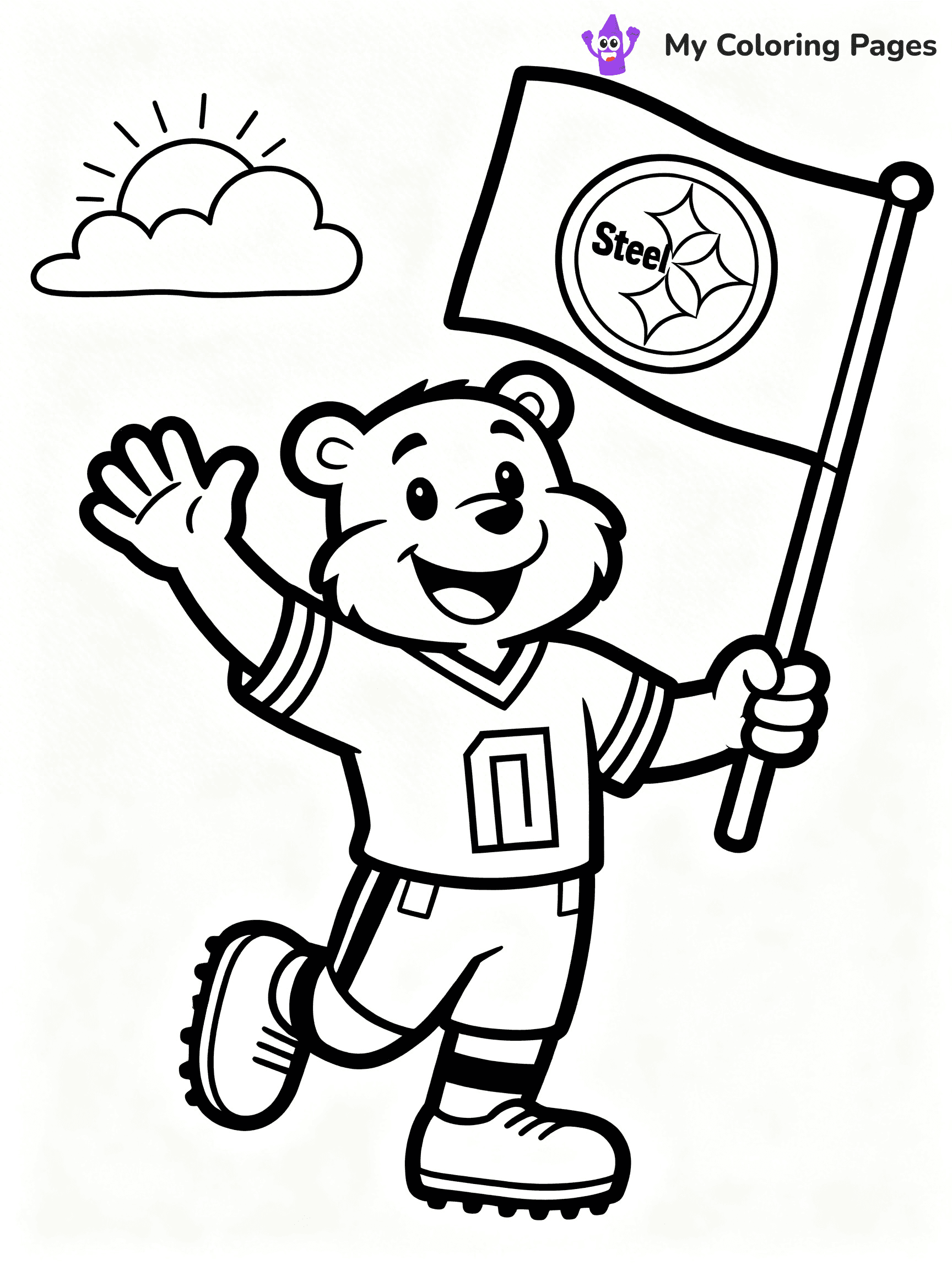 Steelers Coloring Pages - 5