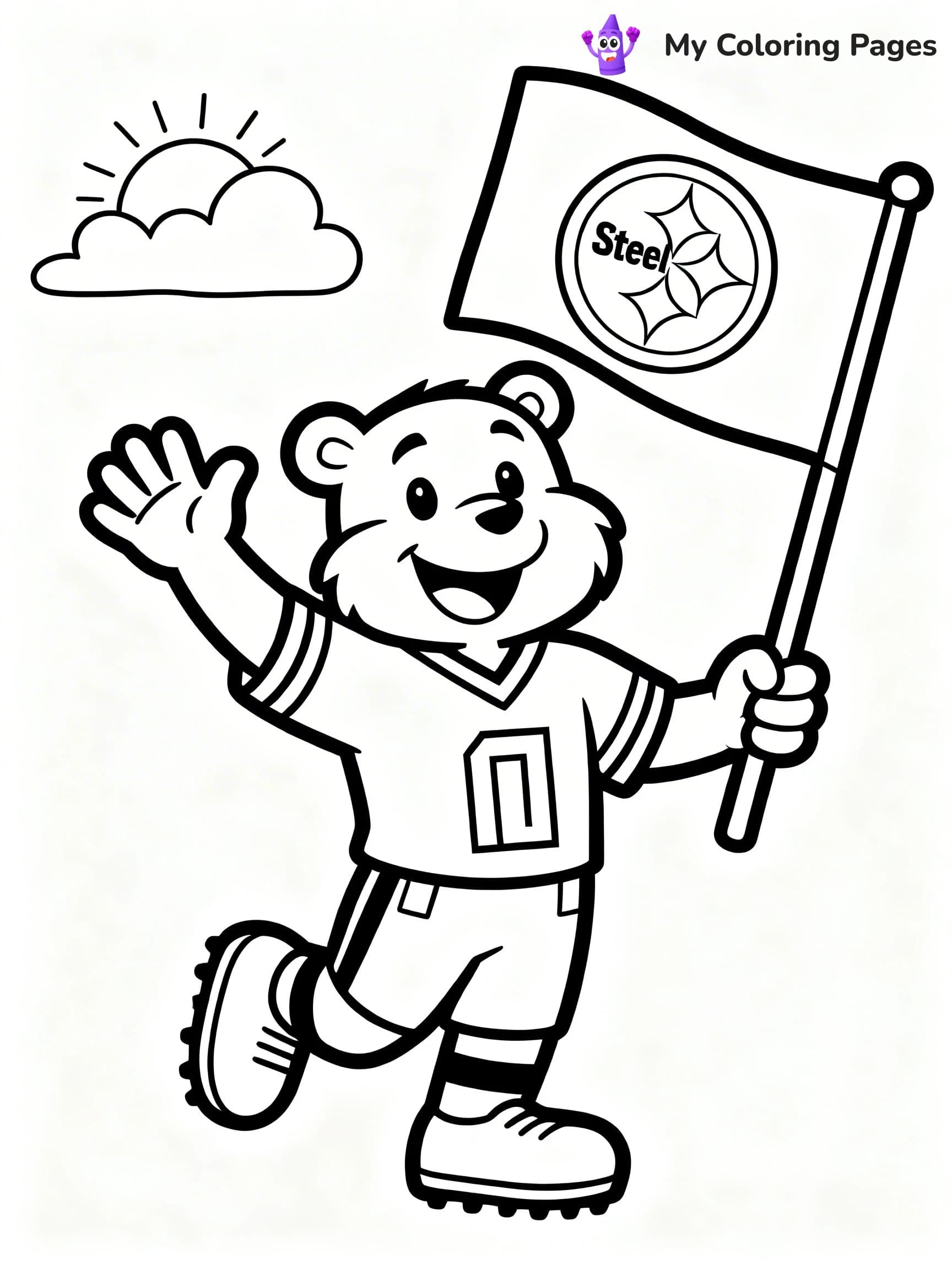 Steelers Coloring Pages - 5