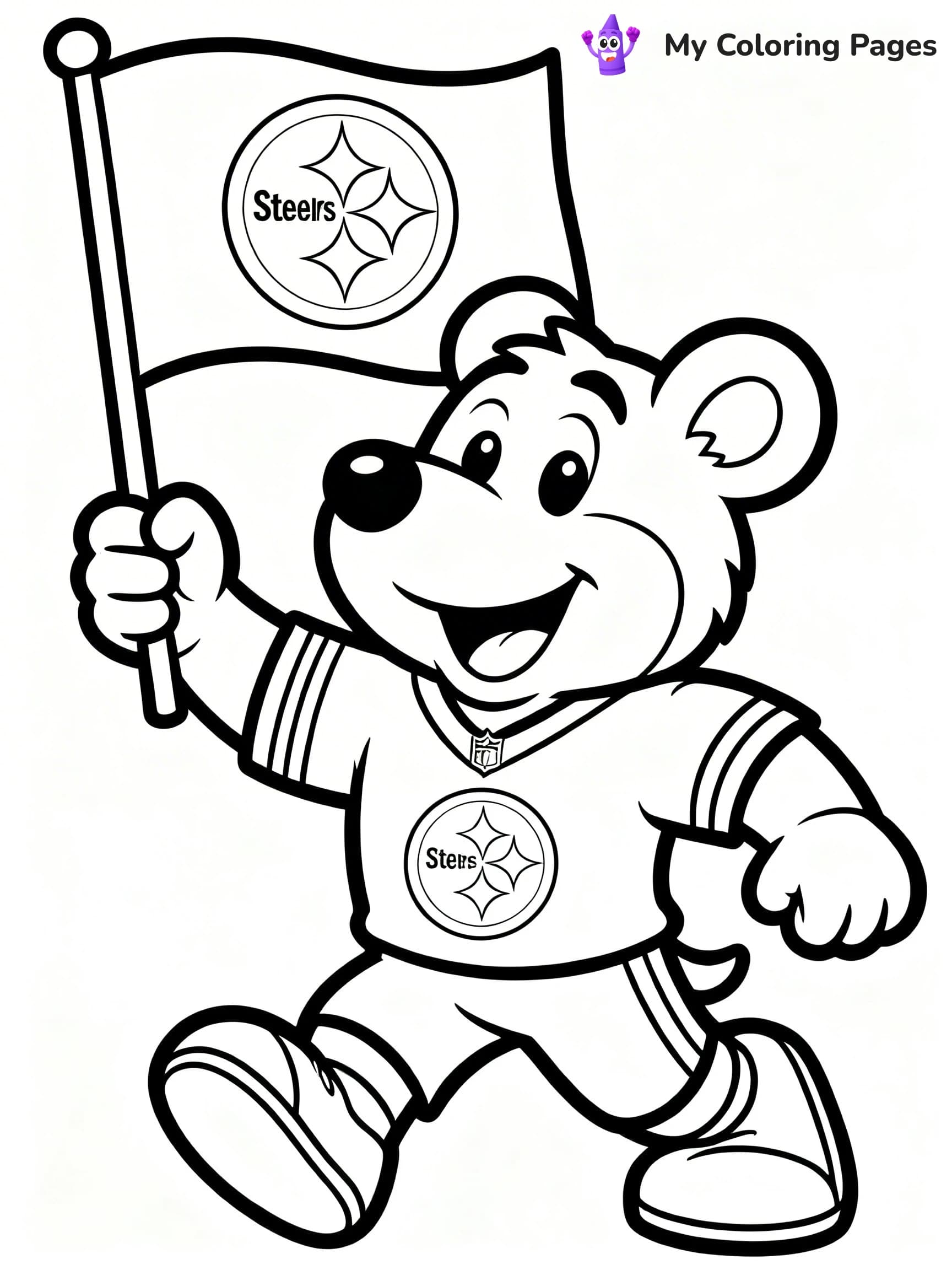 Steelers Coloring Pages - 4