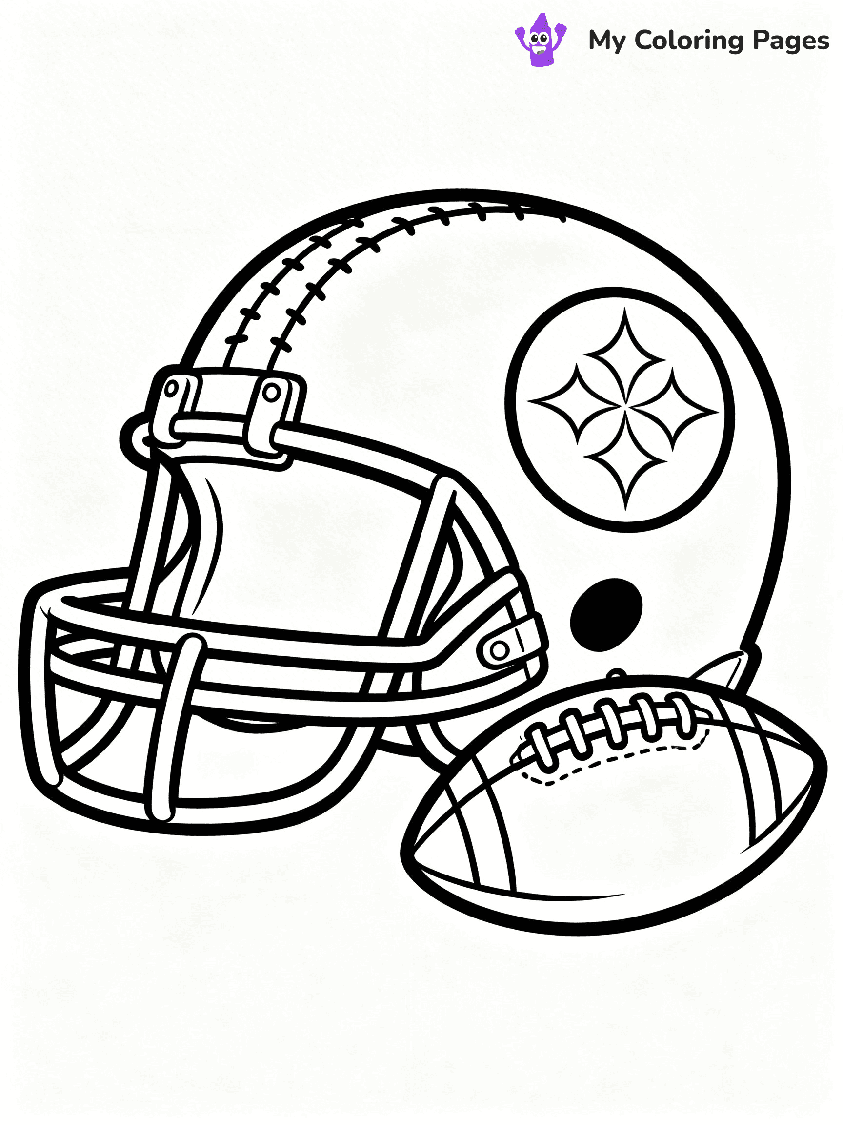 Steelers Coloring Pages - 2