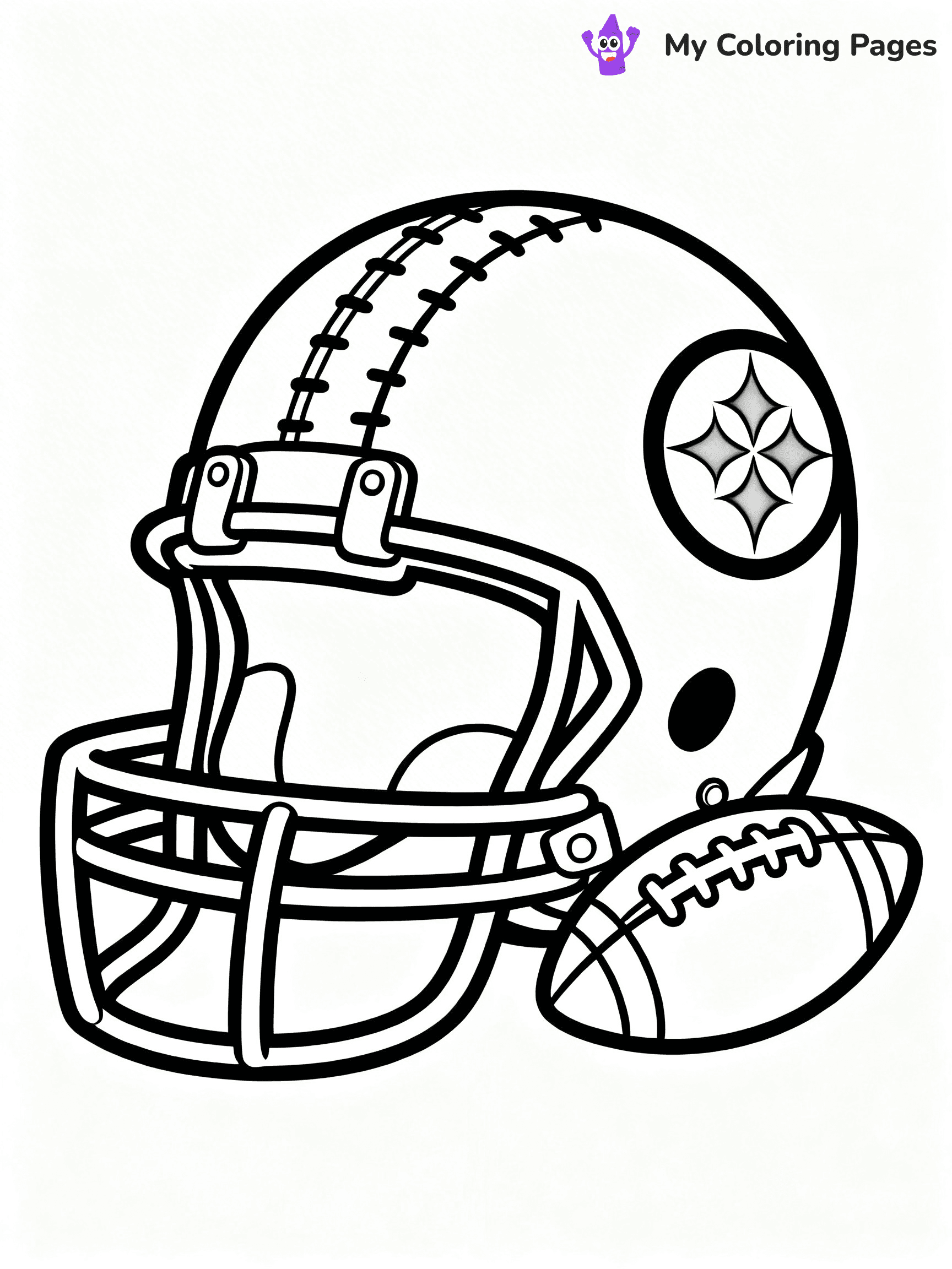 Steelers Coloring Pages - 1