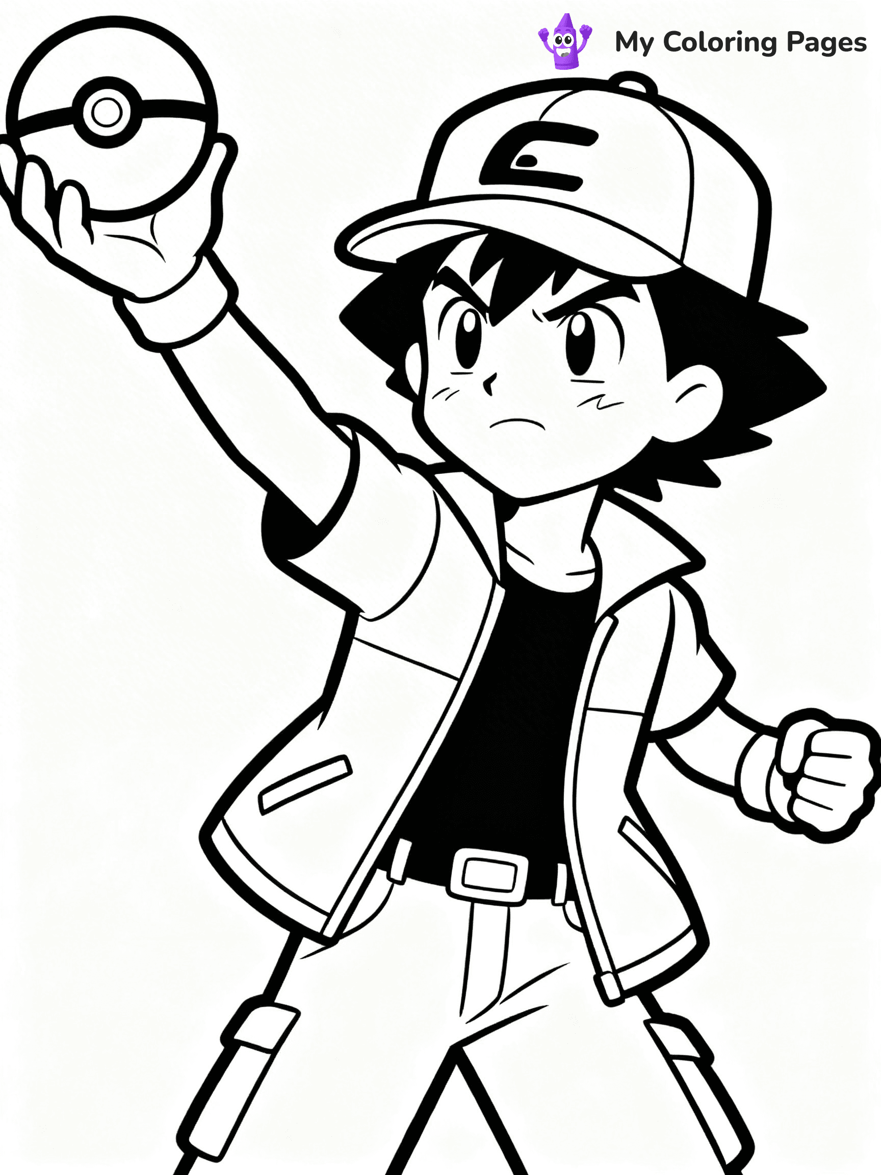 Greninja Coloring Pages - 24