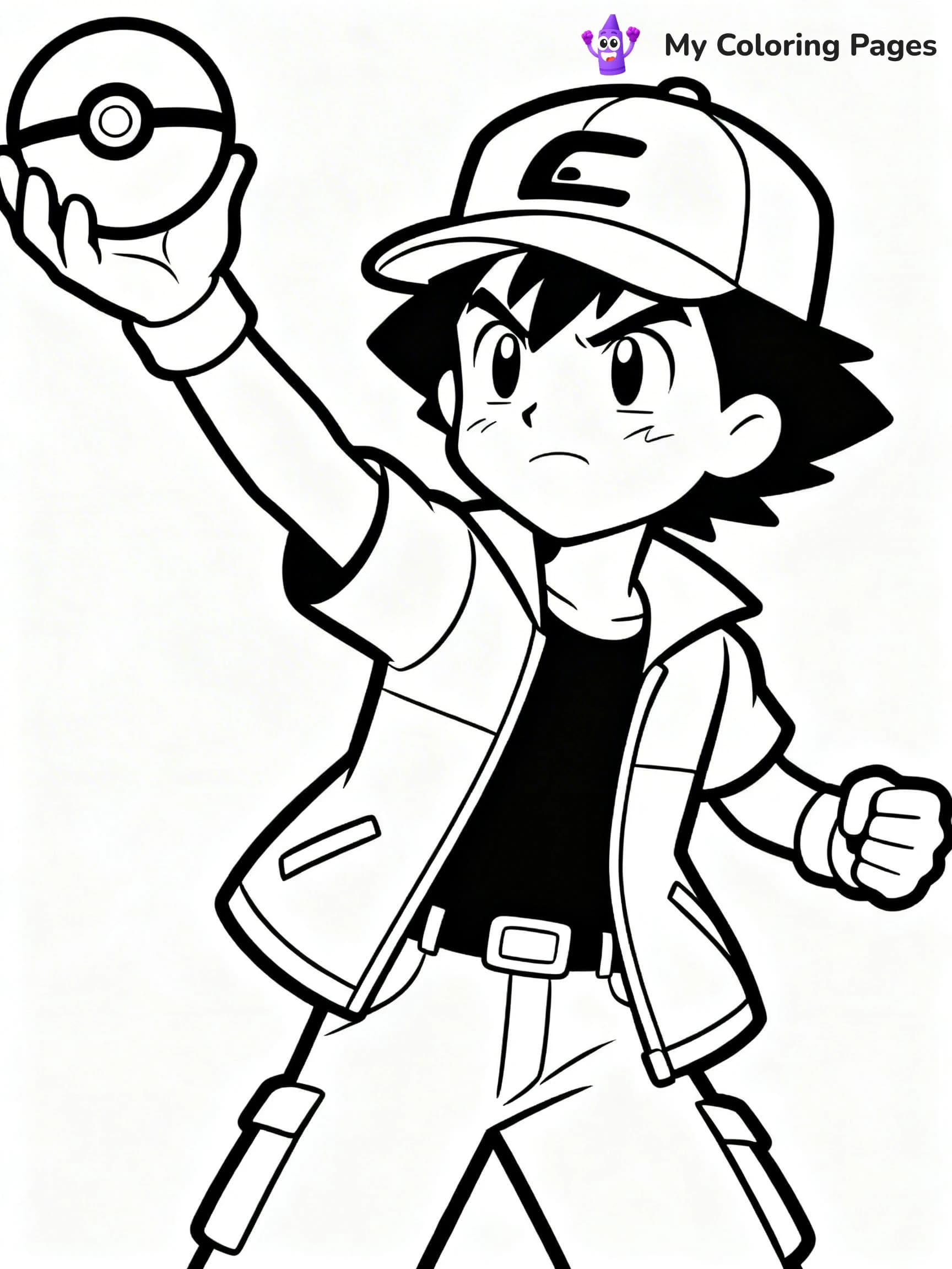 Greninja Coloring Pages - 24