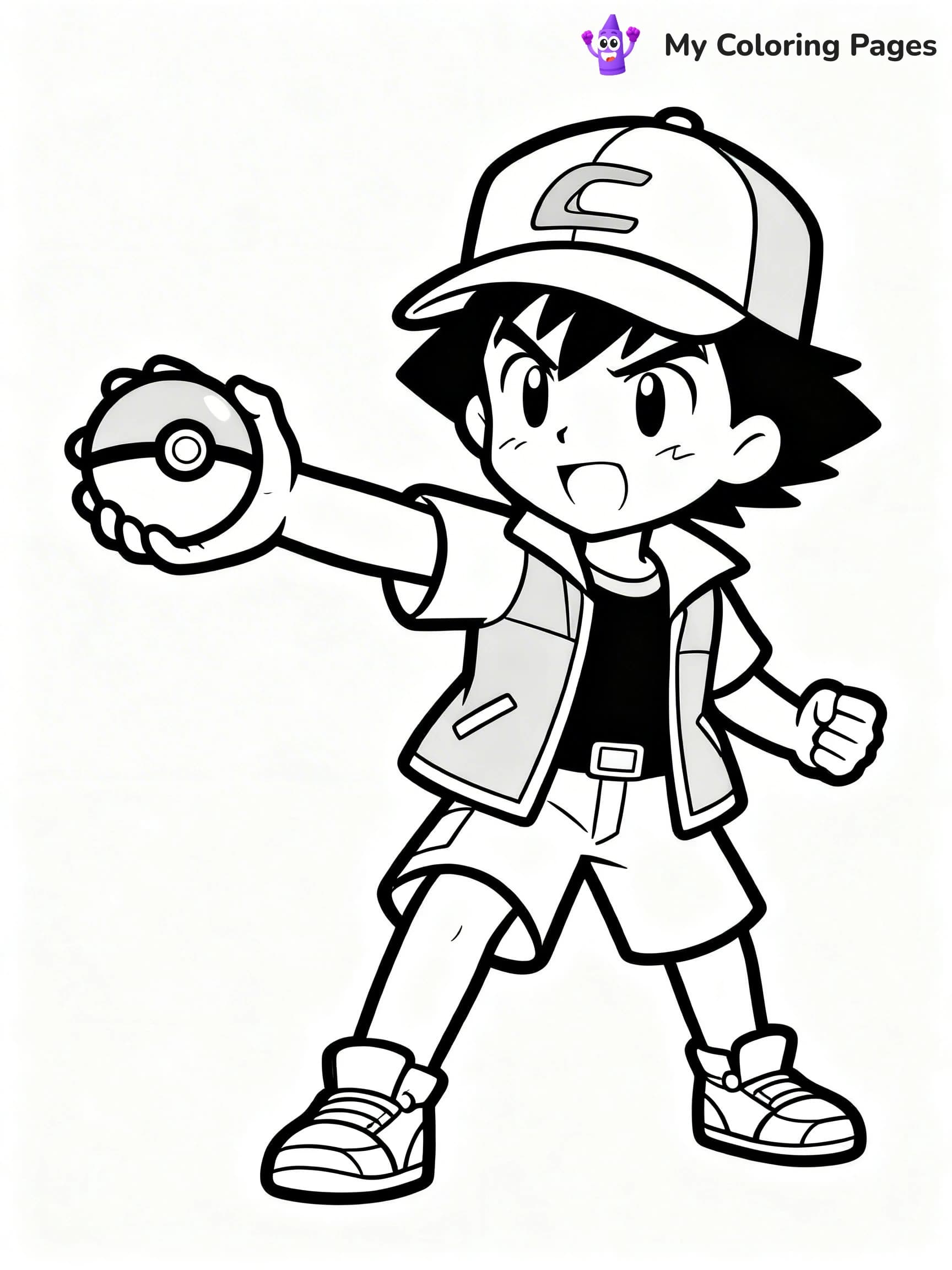 Greninja Coloring Pages - 23