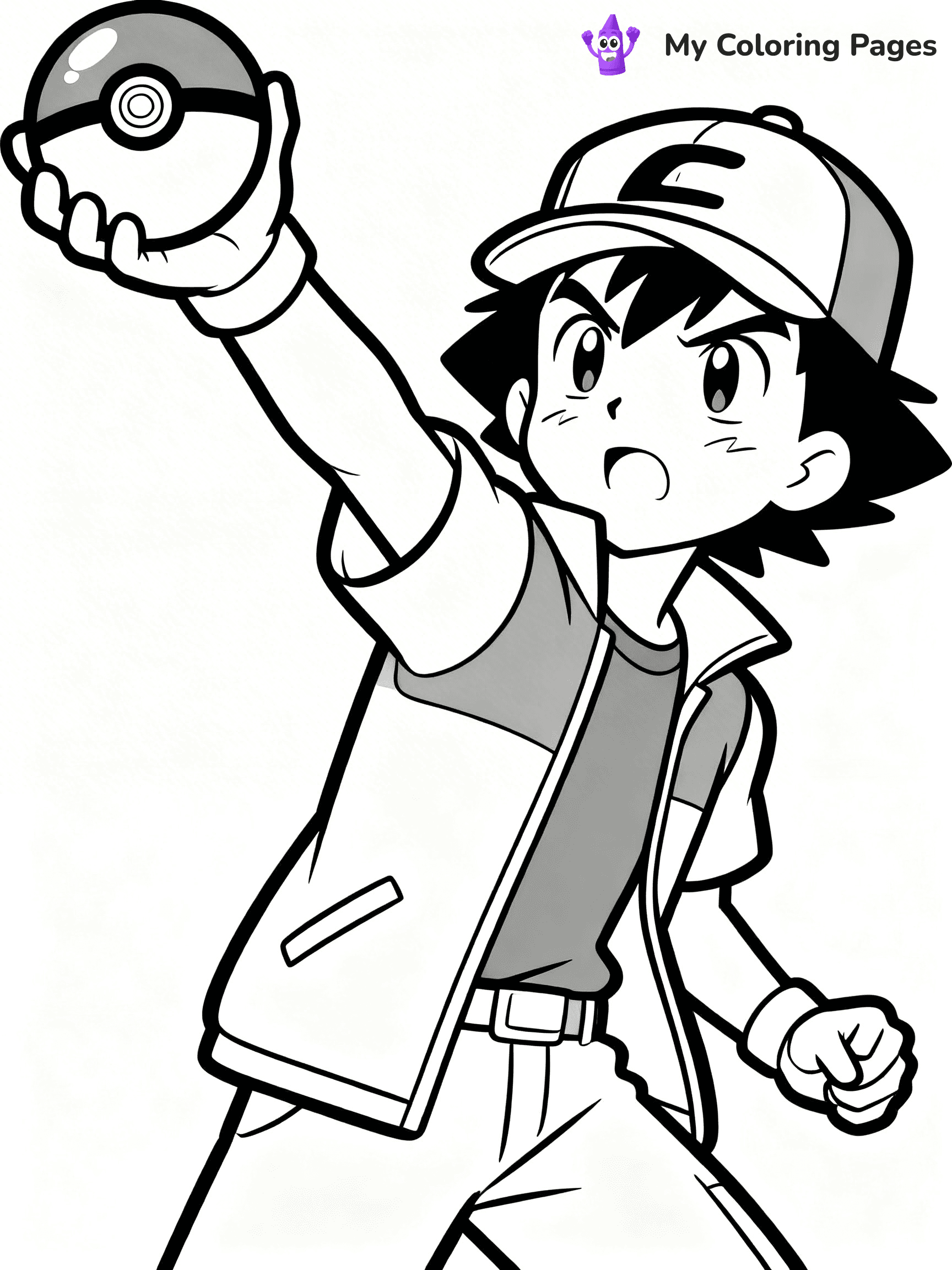 Greninja Coloring Pages - 22