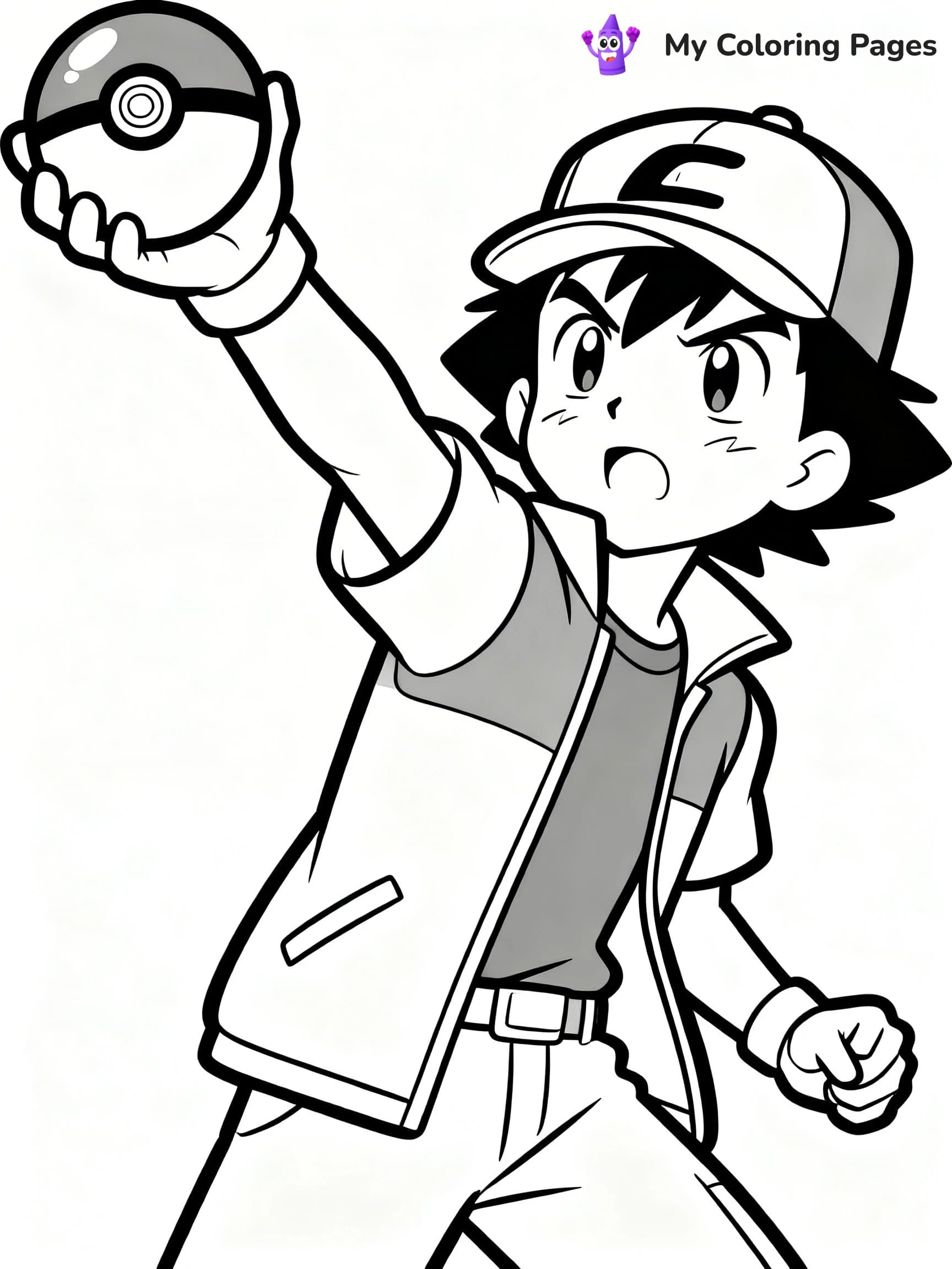 Greninja Coloring Pages - 22