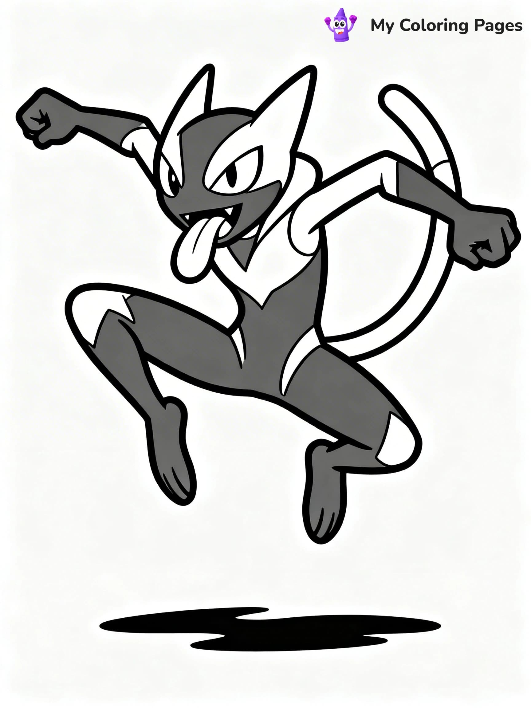 Greninja Coloring Pages - 21