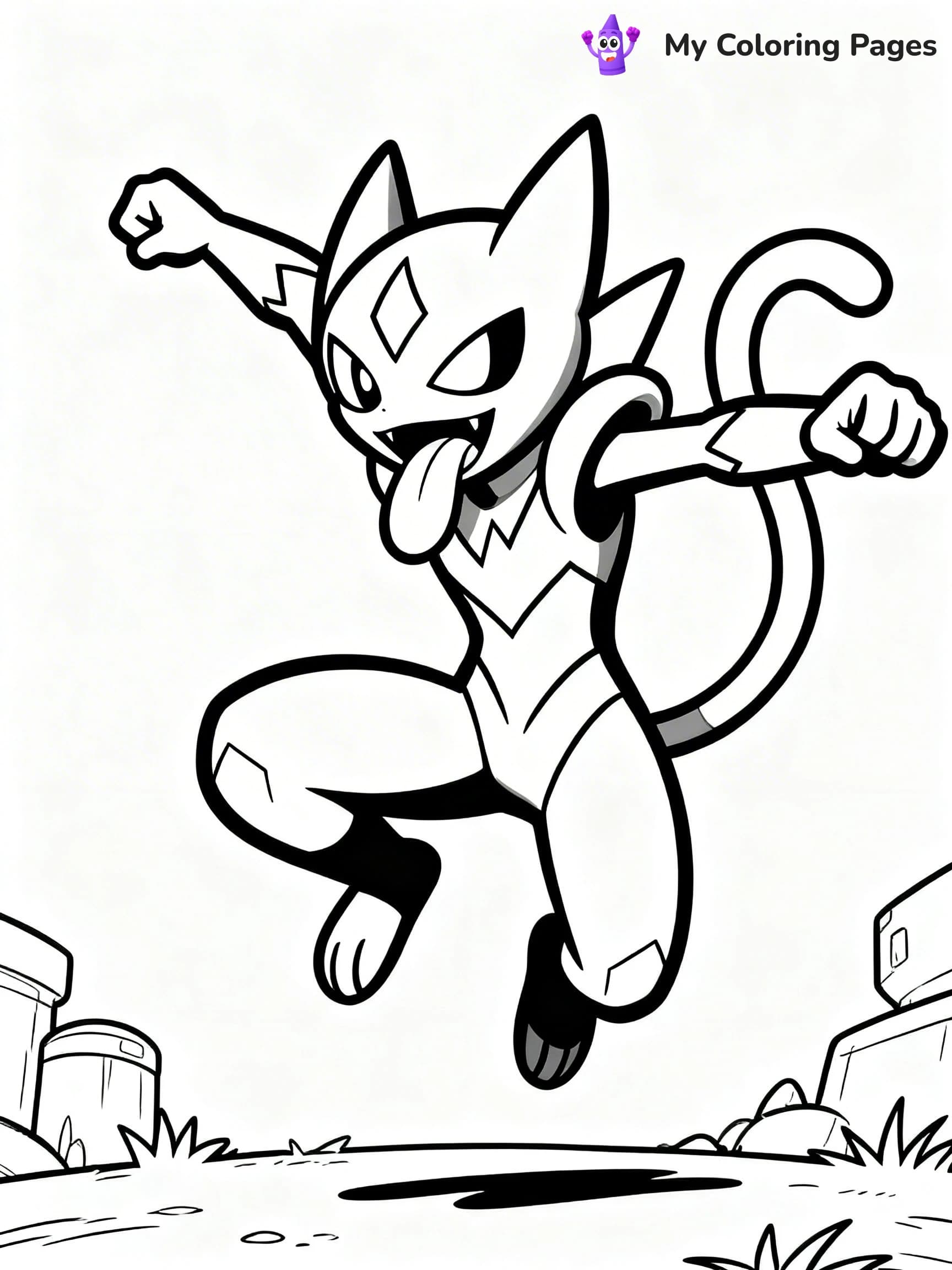 Greninja Coloring Pages - 13