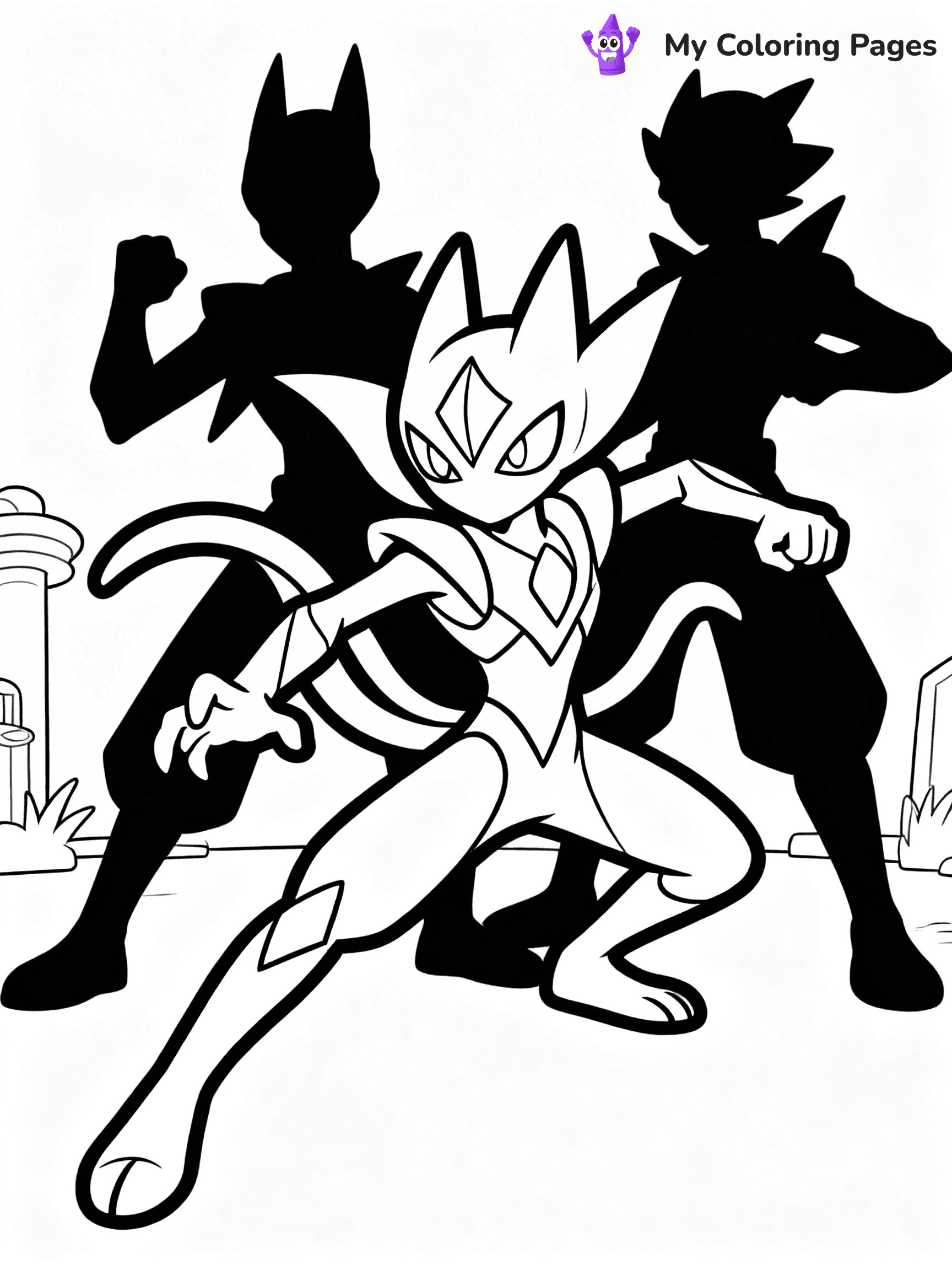 Greninja Coloring Pages - 10