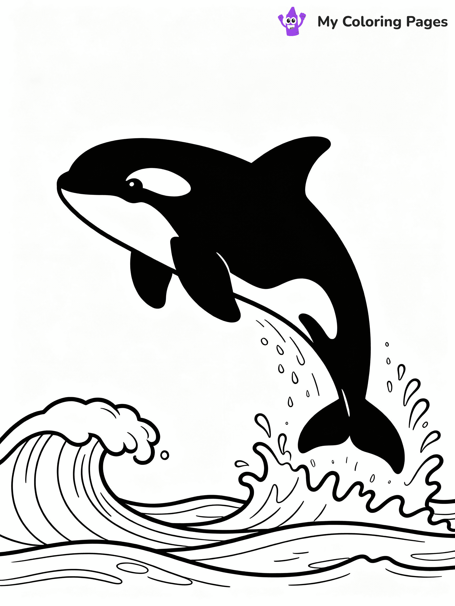 Orca Coloring Pages - 32