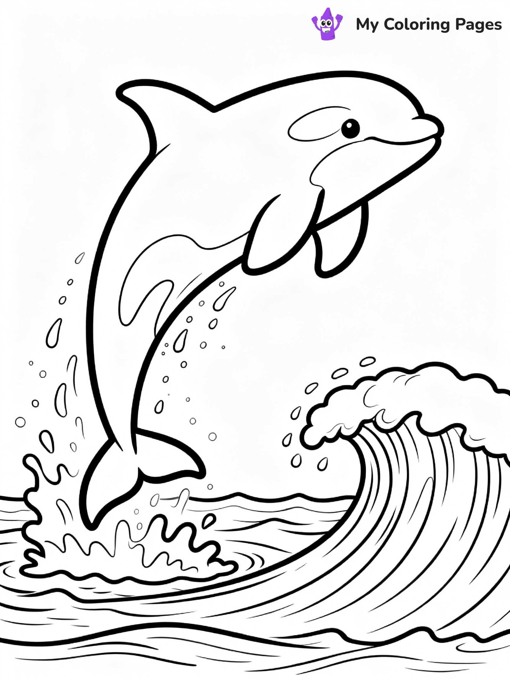 Orca Coloring Pages - 30