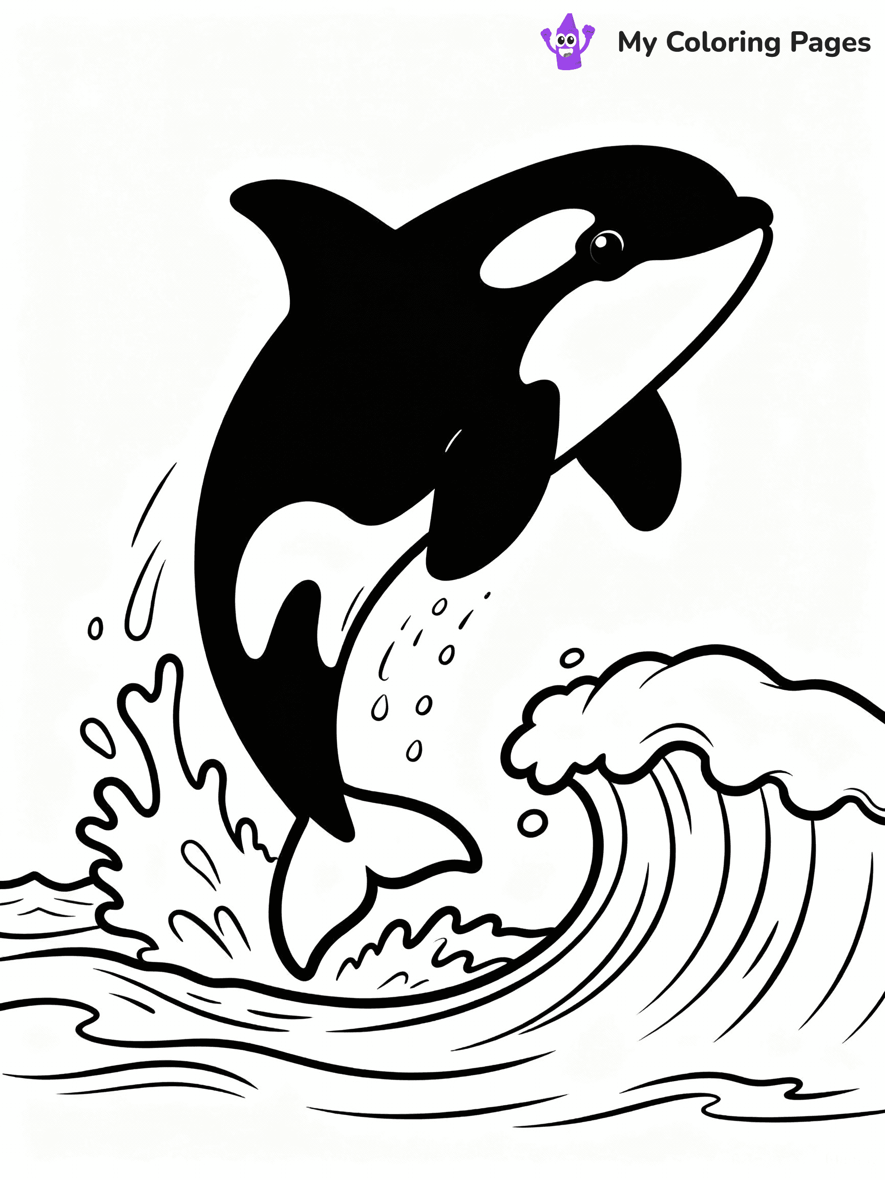 Orca Coloring Pages - 29