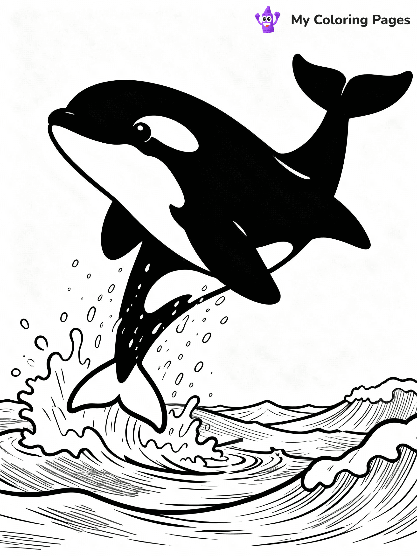 Orca Coloring Pages - 28