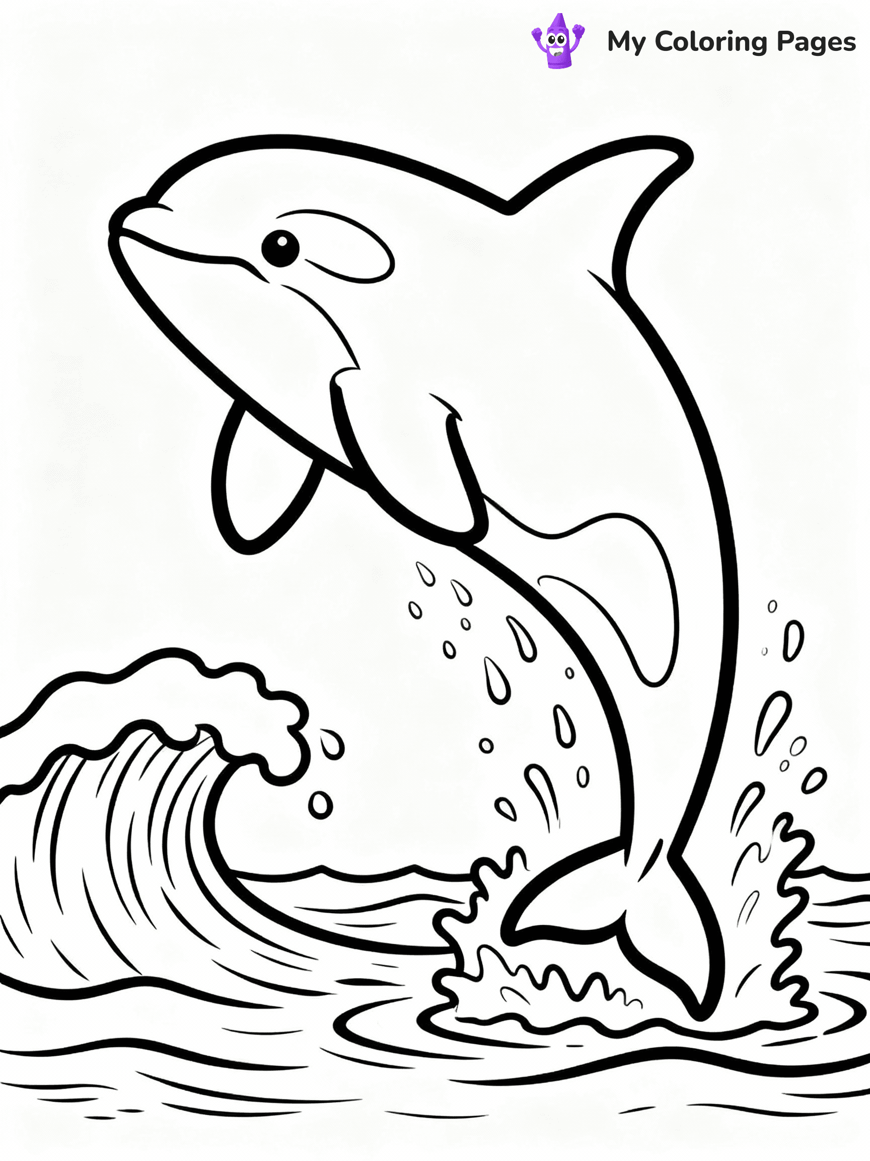 Orca Coloring Pages - 27
