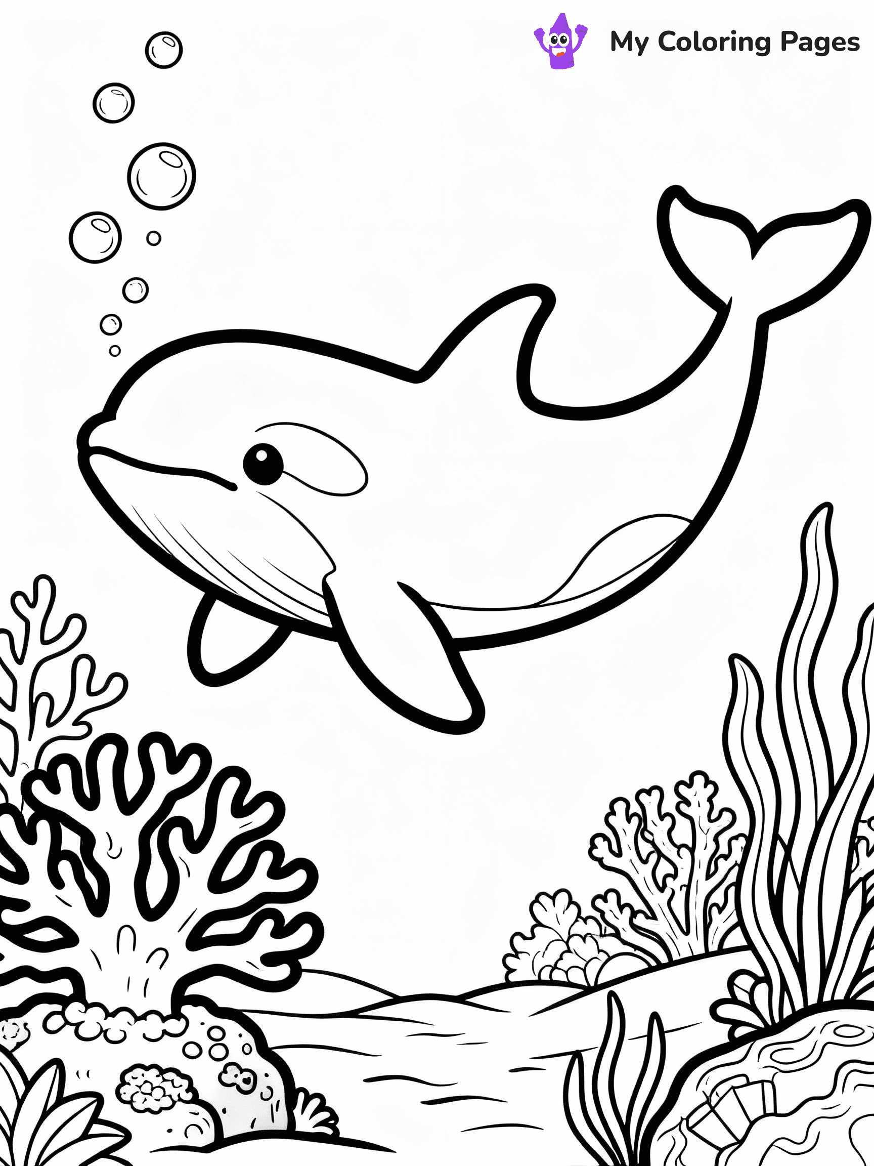 Orca Coloring Pages - 21