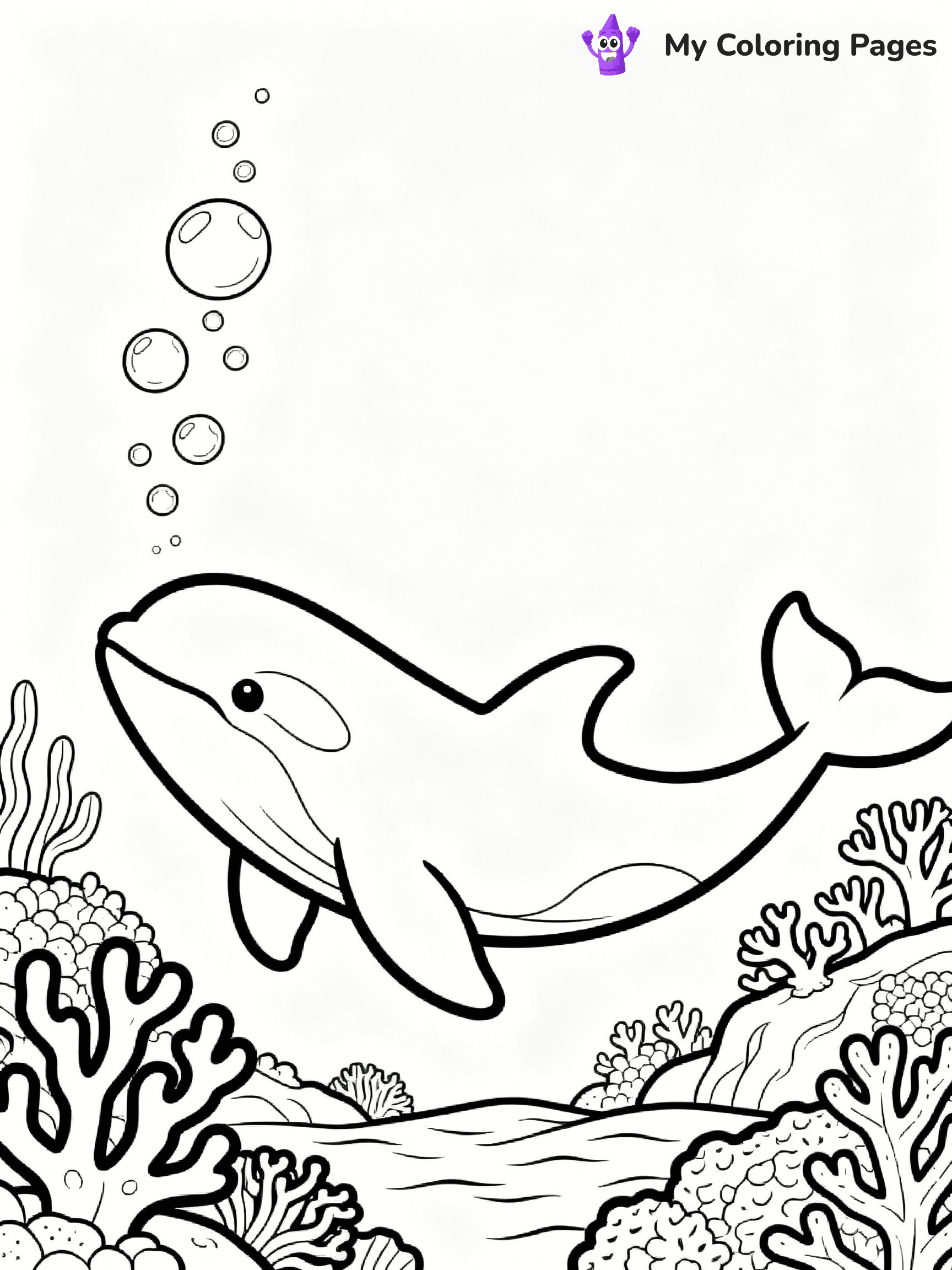 Orca Coloring Pages - 20