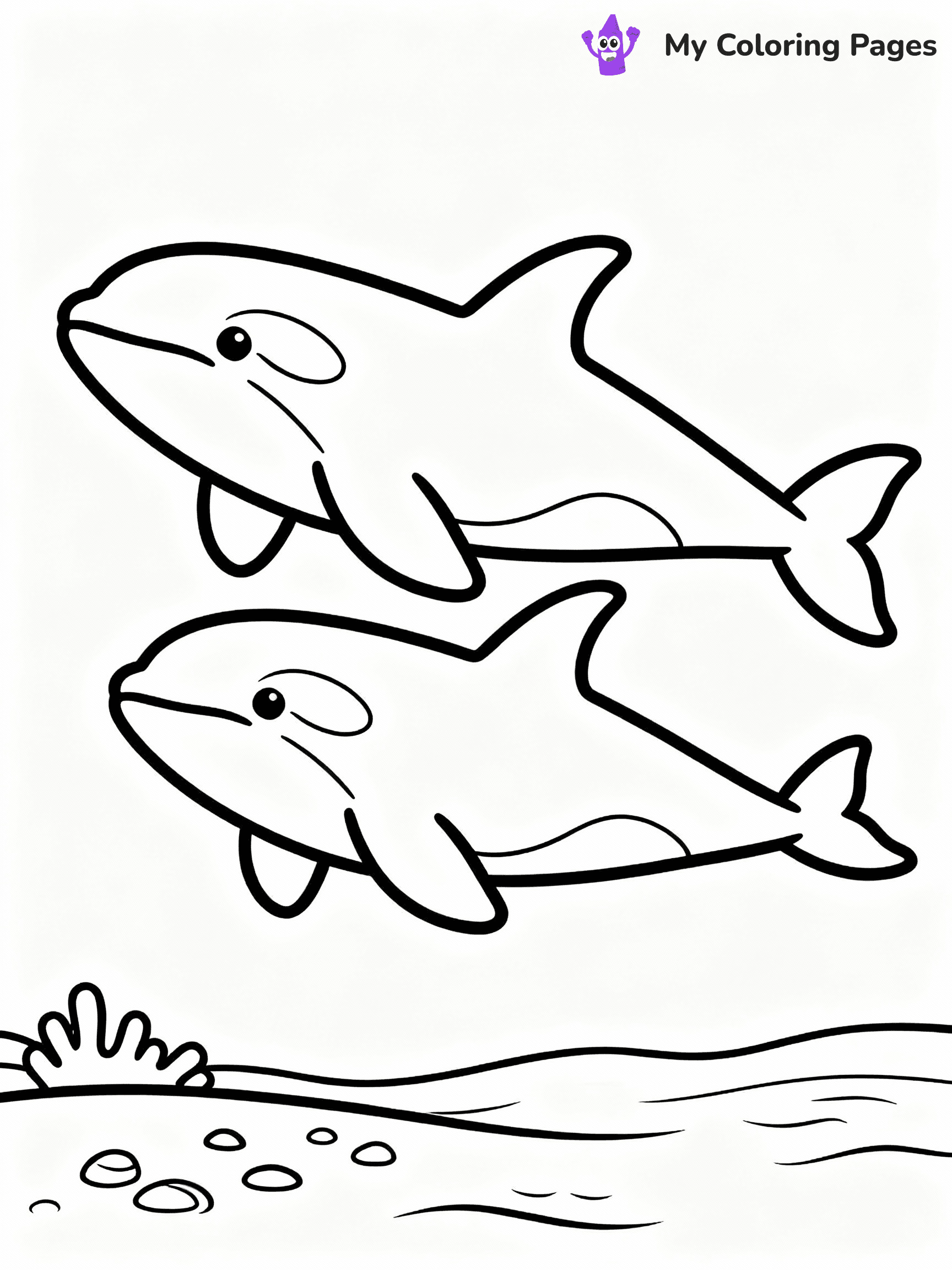 Orca Coloring Pages - 16
